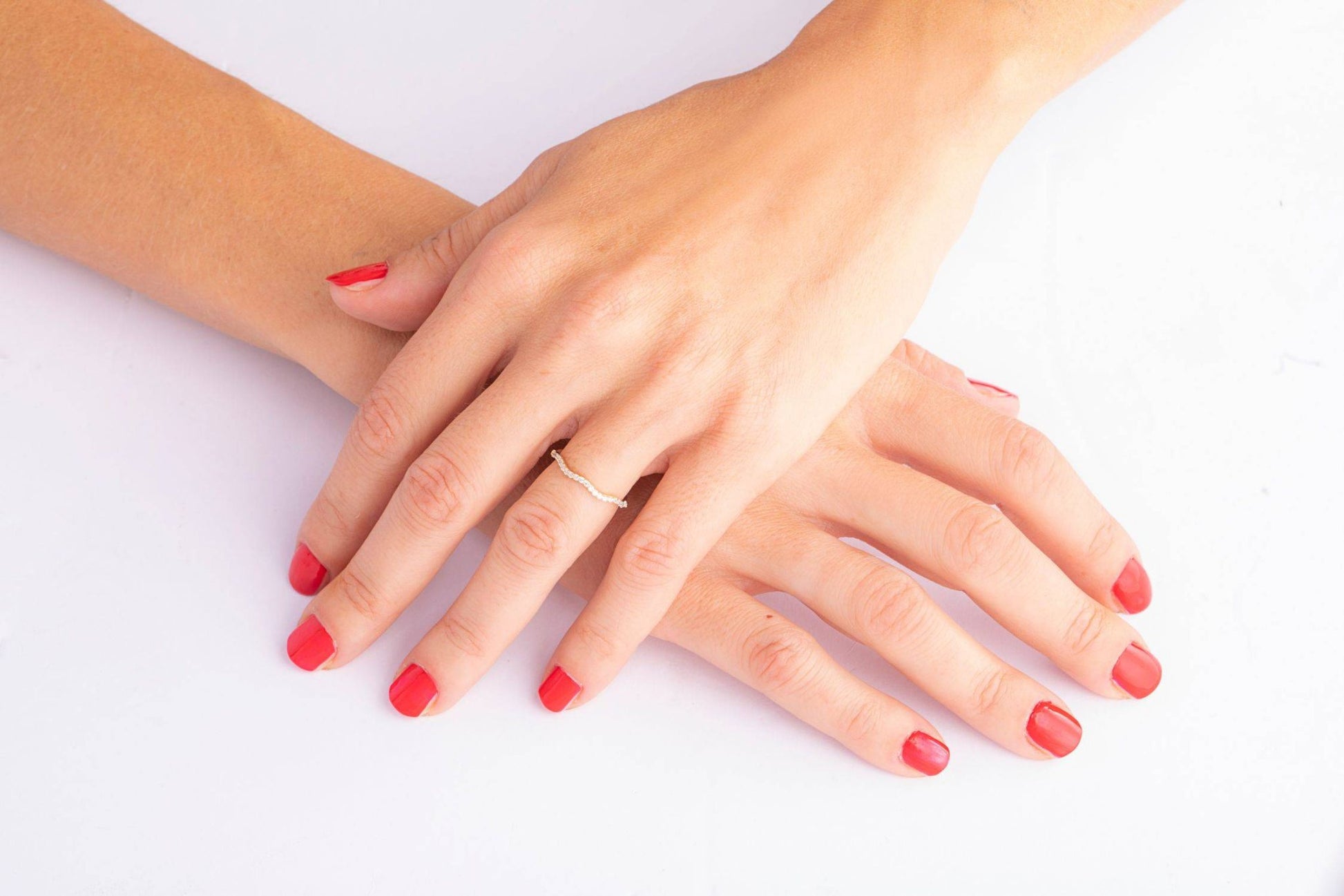 Anello Kendall in Oro e Cubic Zirconia Bianco