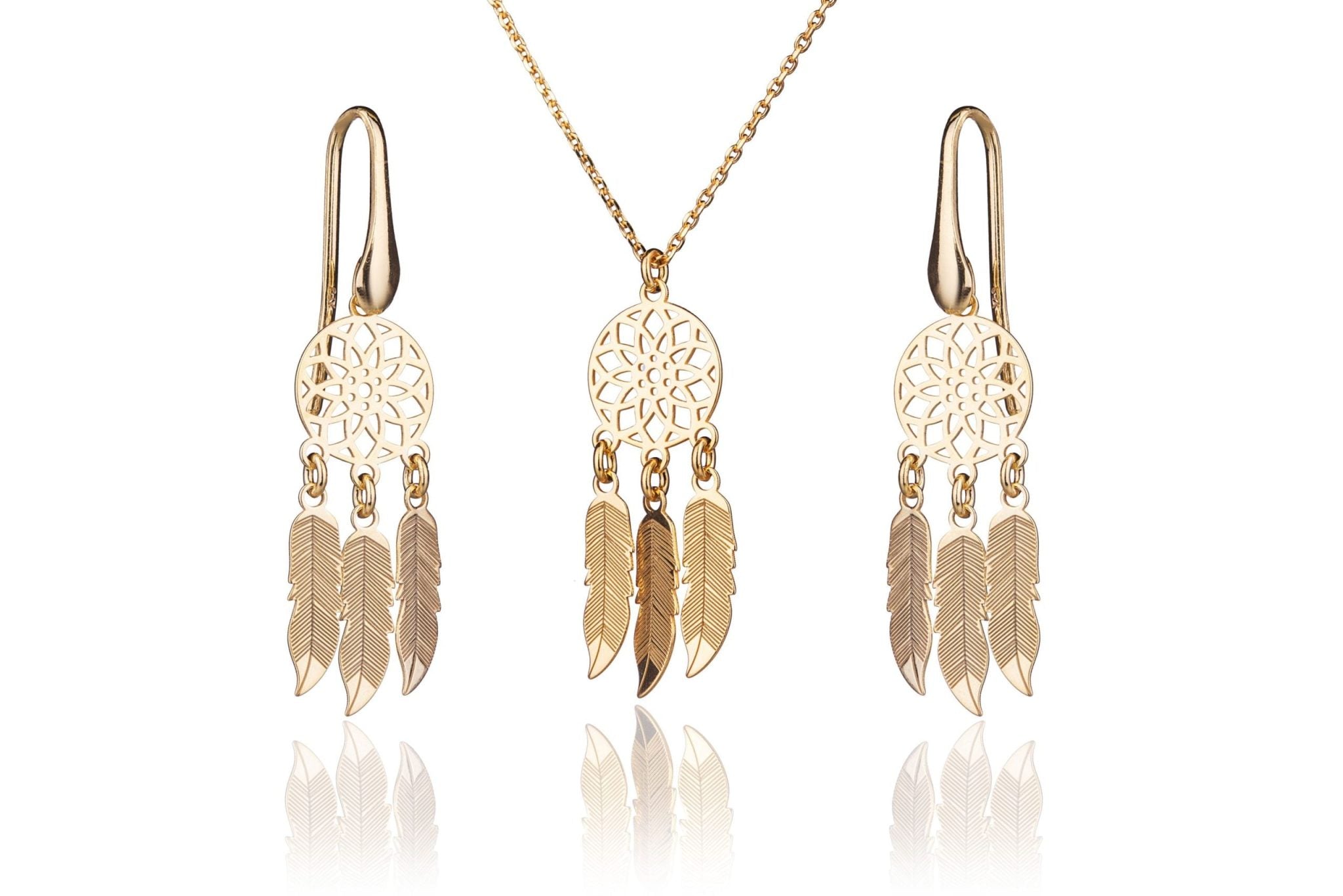 Parure con Acchiappasogni Dorata