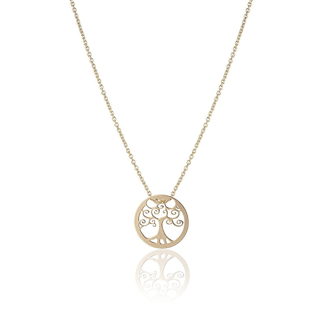 Gold Necklace Tree of Life