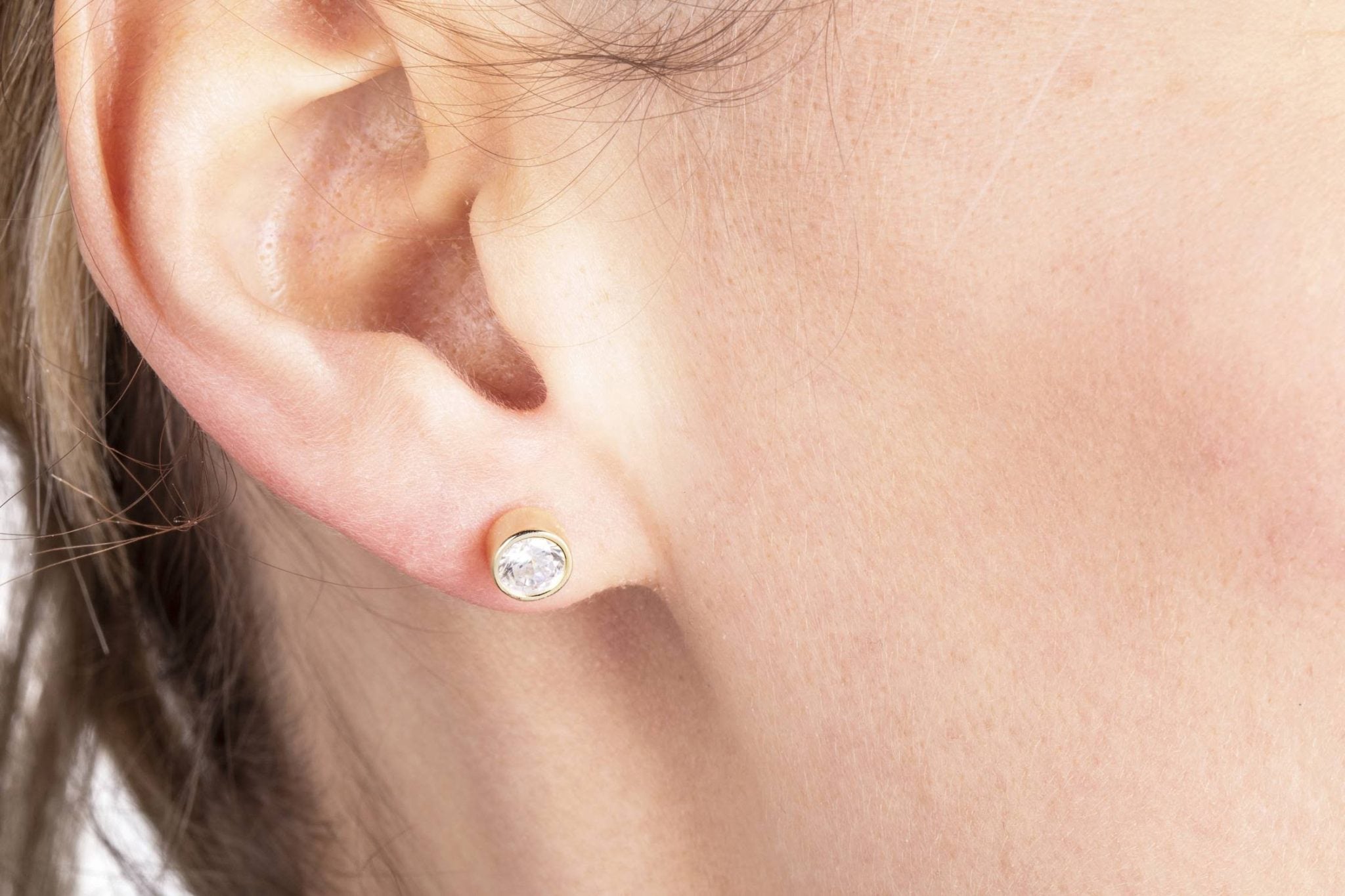 Orecchini in Argento Punto Luce con Zircone