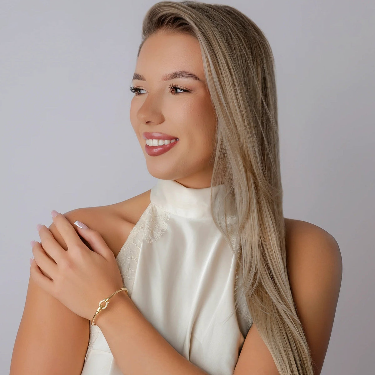 Silver Armony Rigid Bracelet