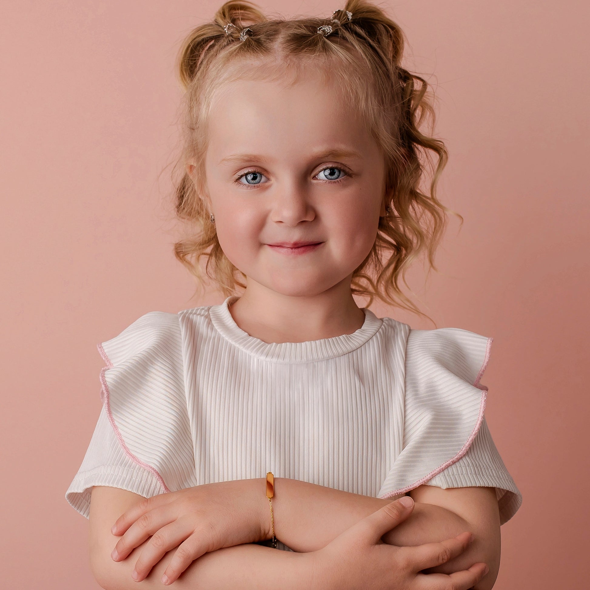 Bracciale da Bambini in Argento con Piastrina
