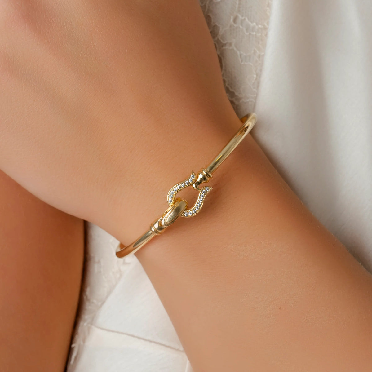 Silver Armony Rigid Bracelet