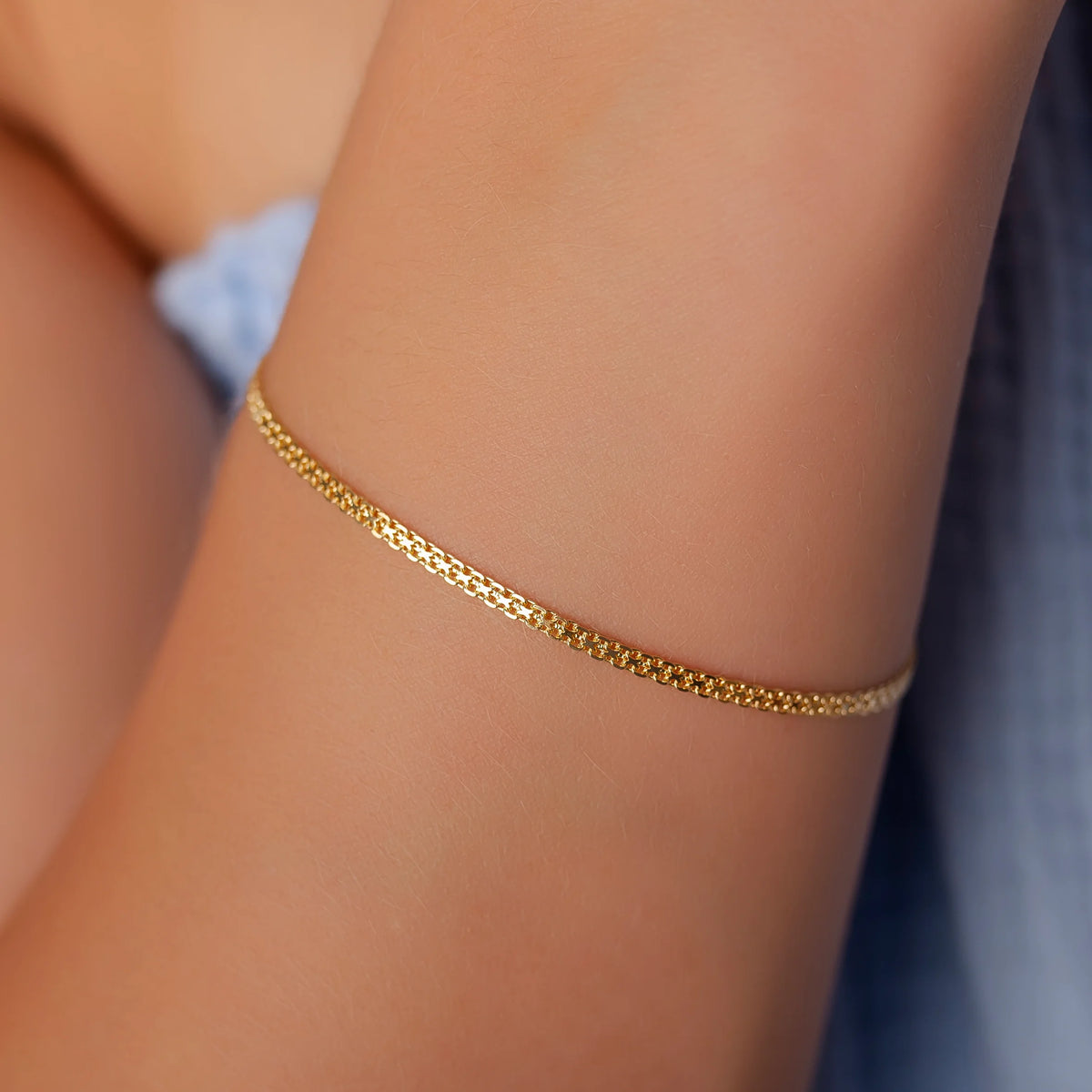 Bismark-Armband aus 14-karätigem Gold