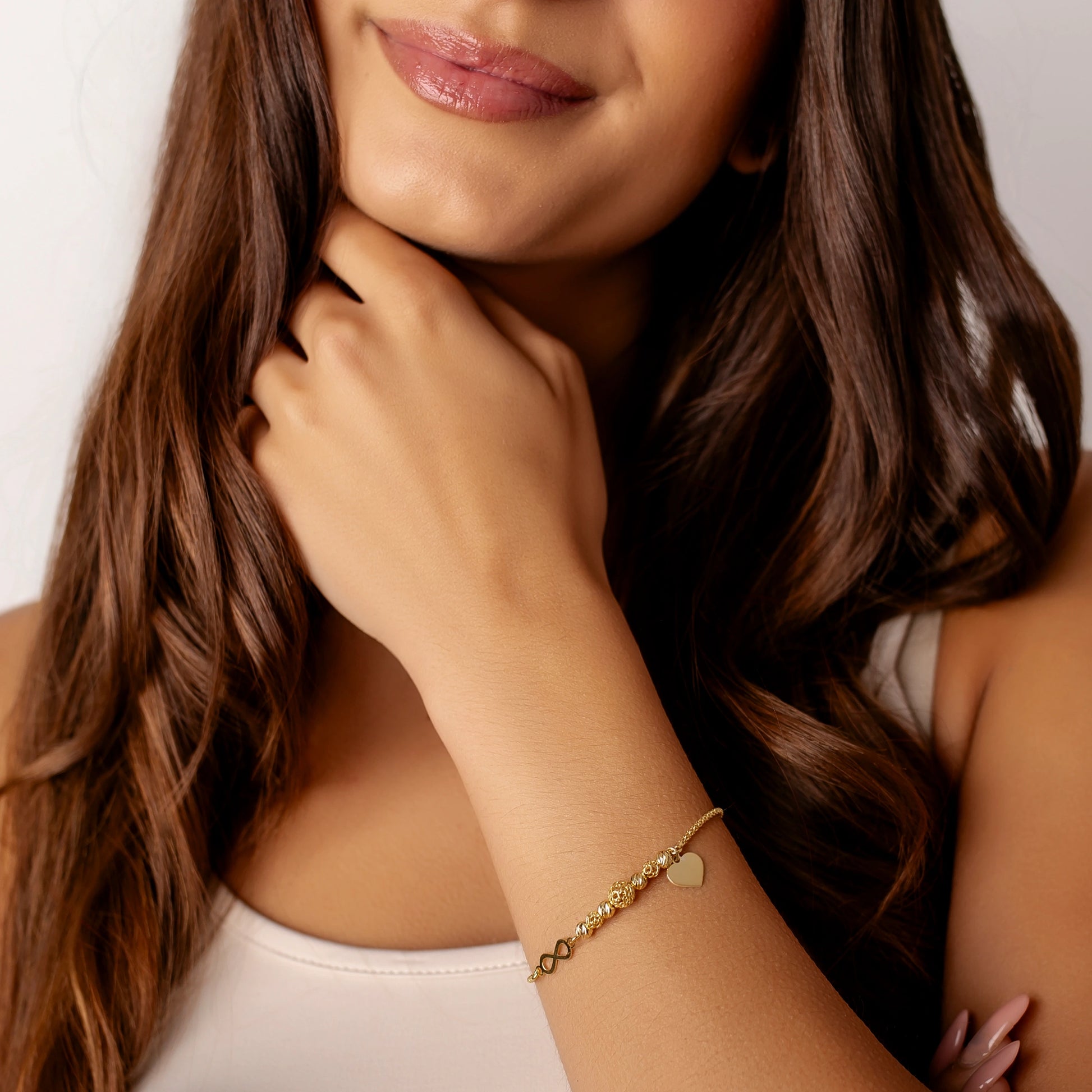 Bracciale in Argento Infinity Charm