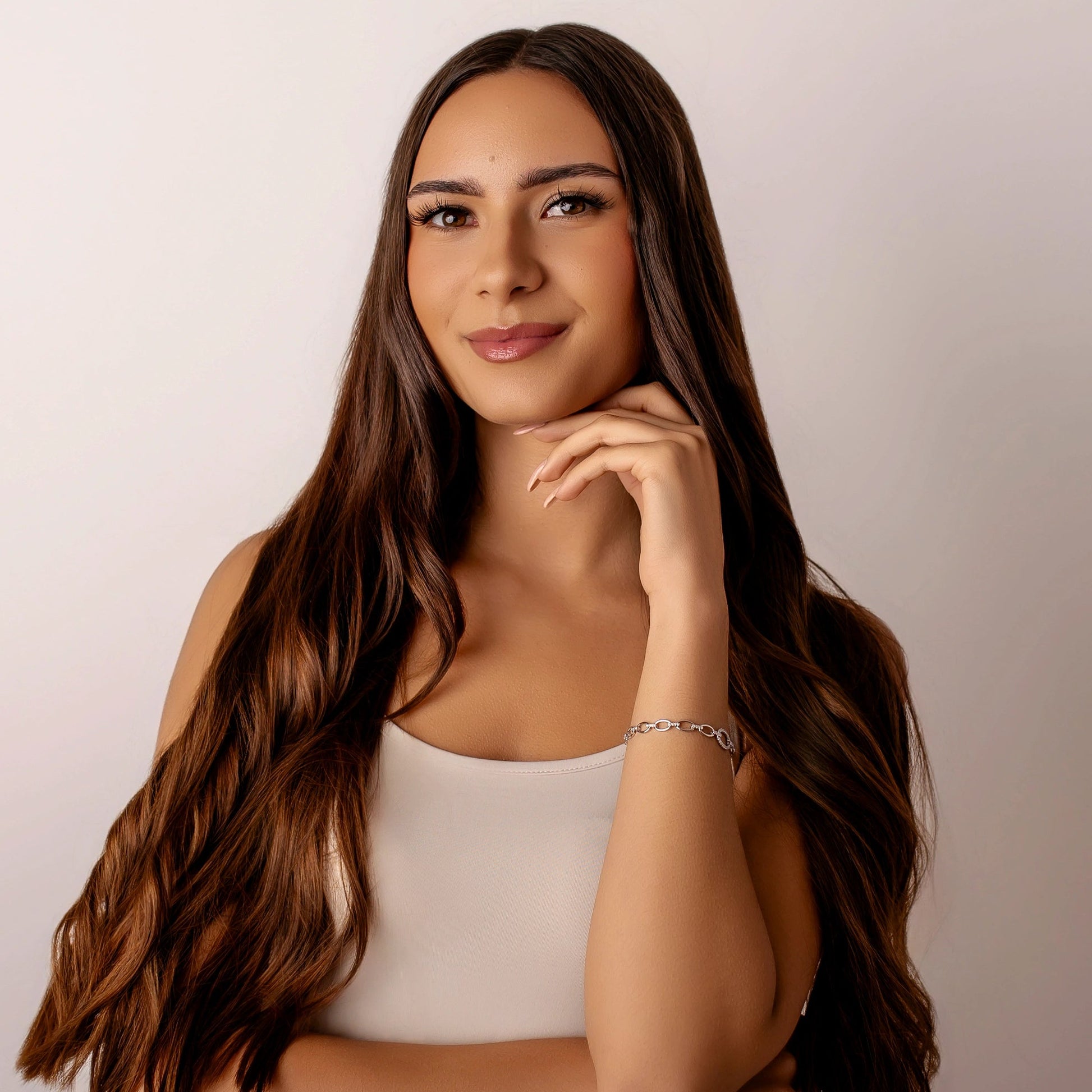 Pulsera de plata con diseño