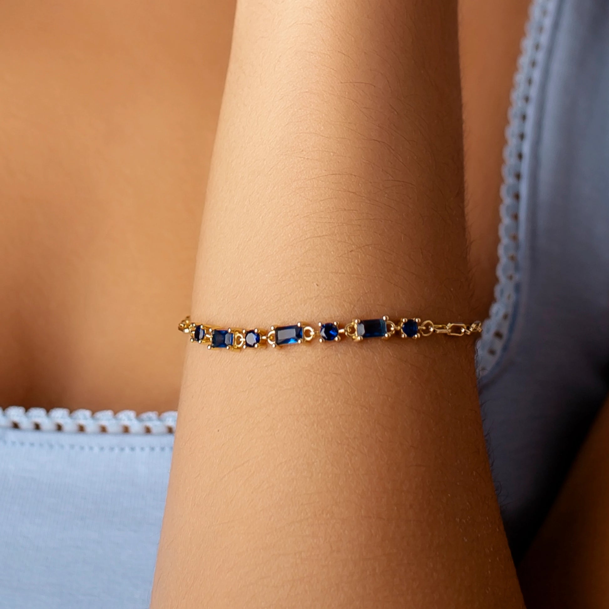 Bracciale Crystal Dorato con Zirconi
