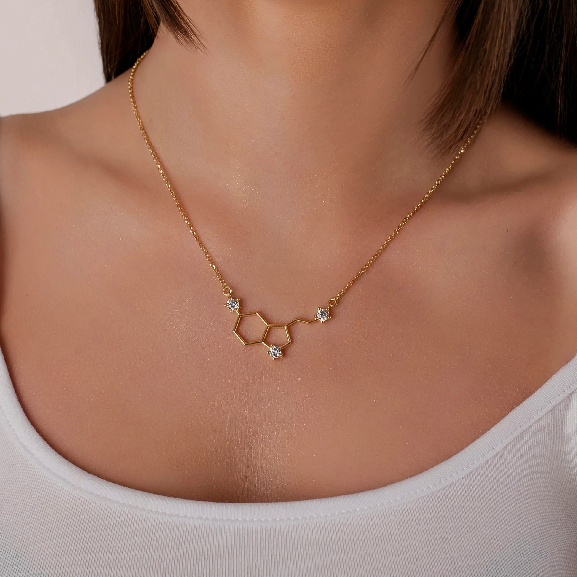 Collier Molécule Sérotonine
