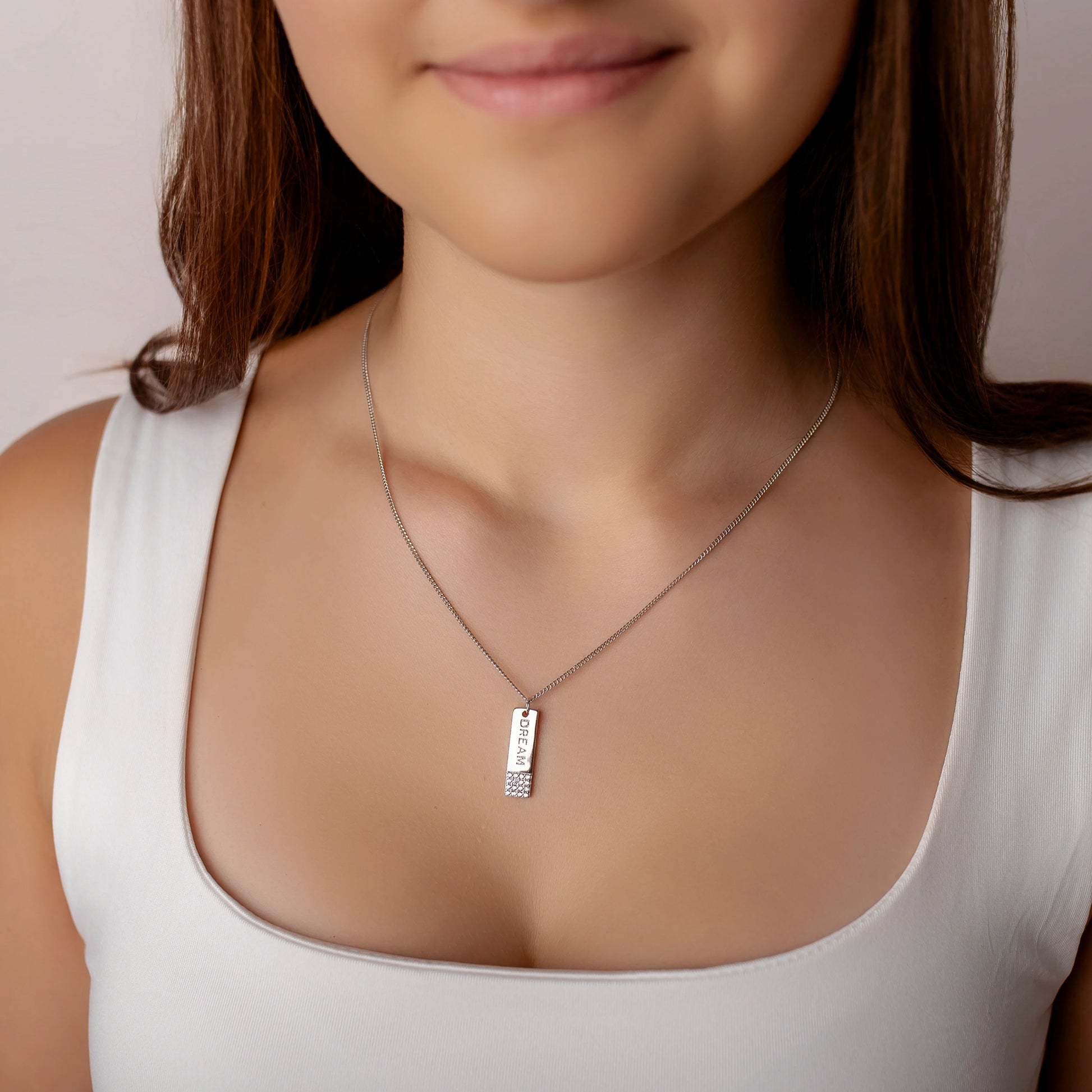 Collar Dream rodiado
