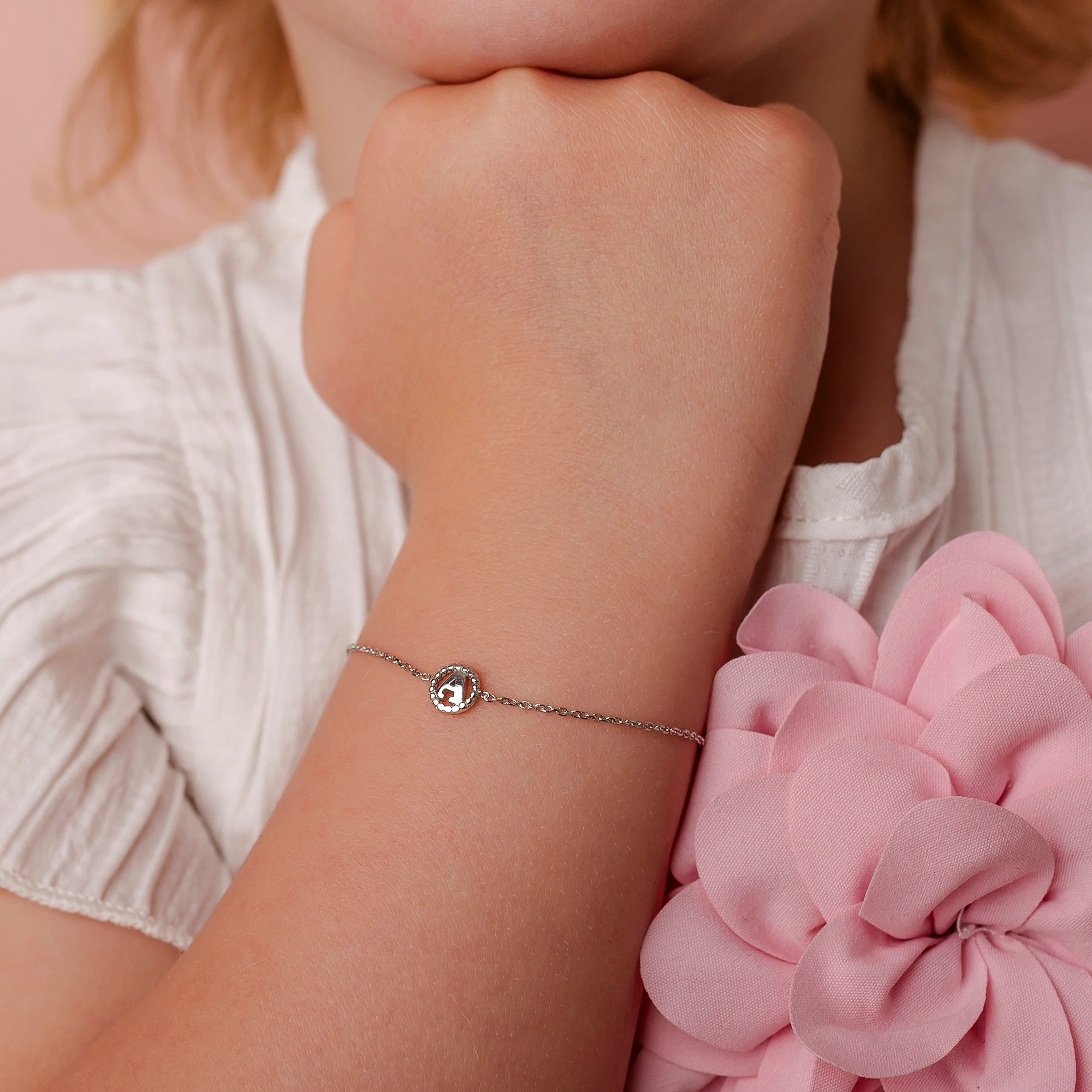 Bracelet with Circled Letter
