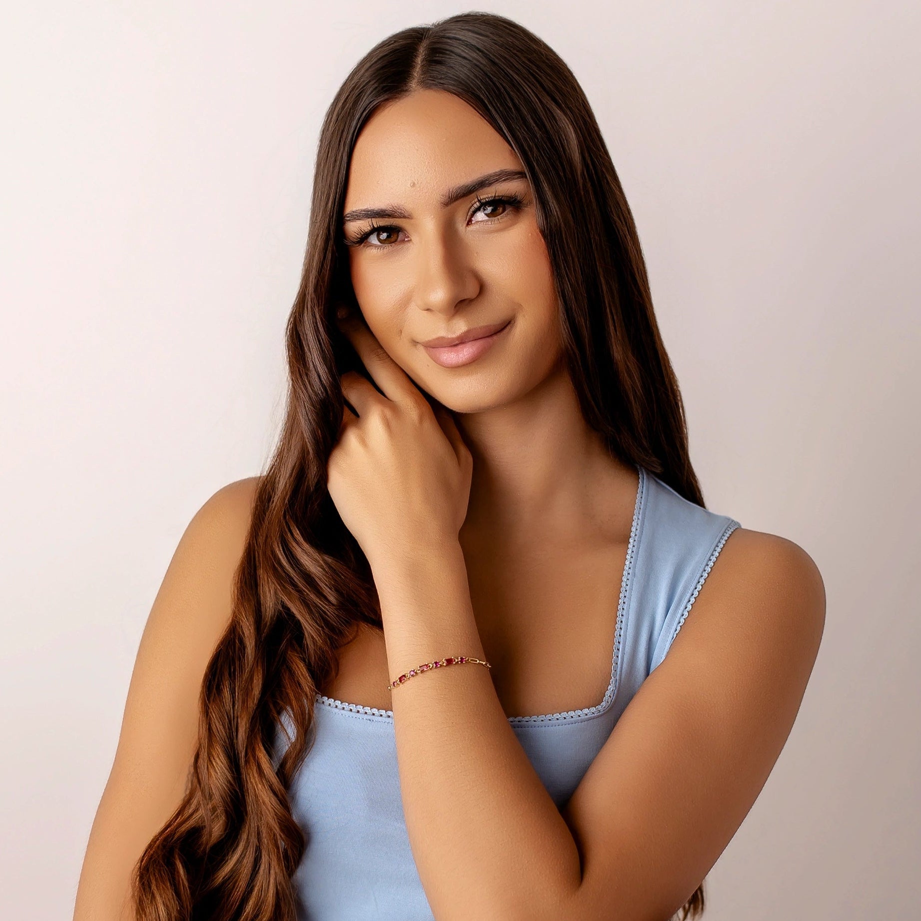 Bracciale Crystal Dorato con Zirconi