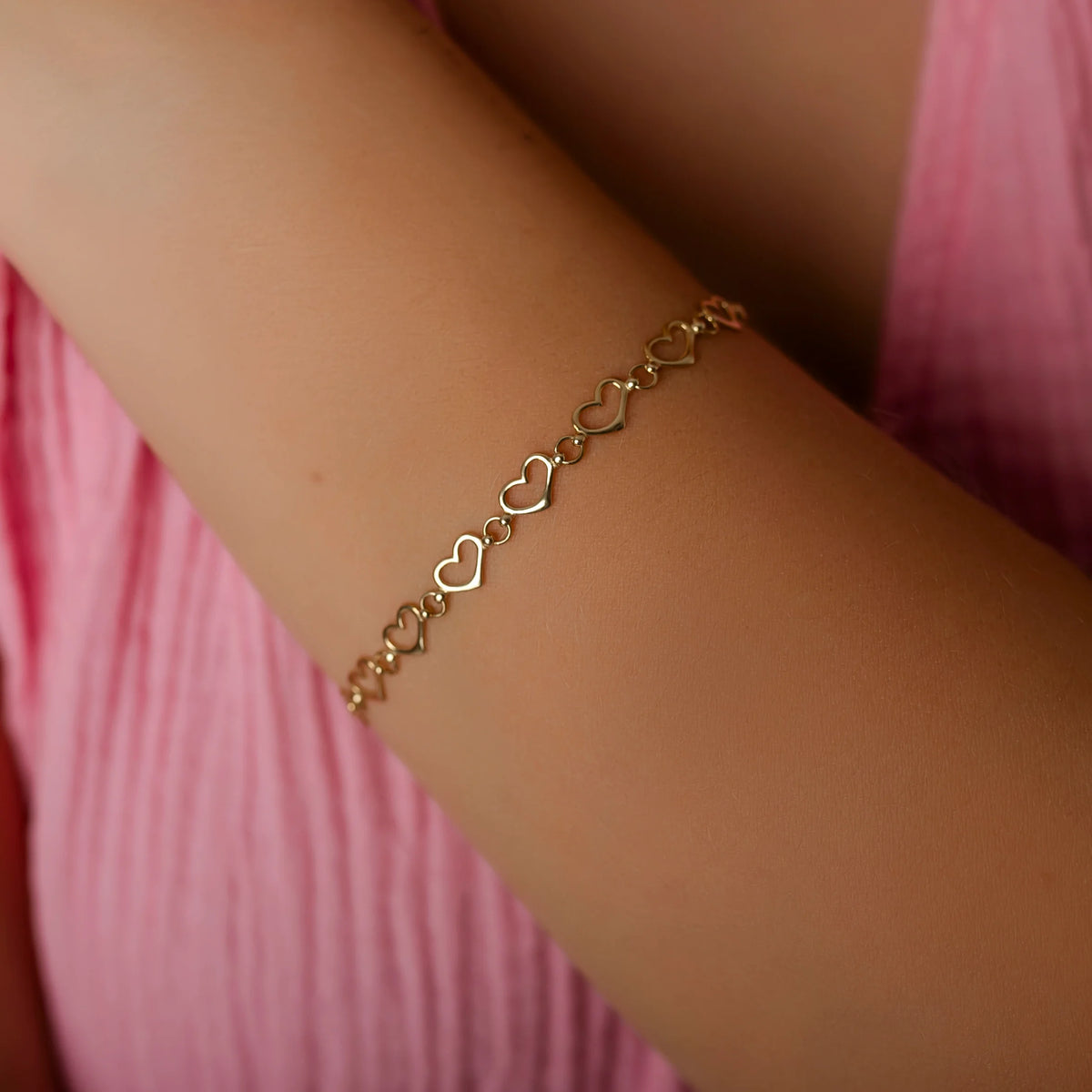 Pulsera Hearts Drops