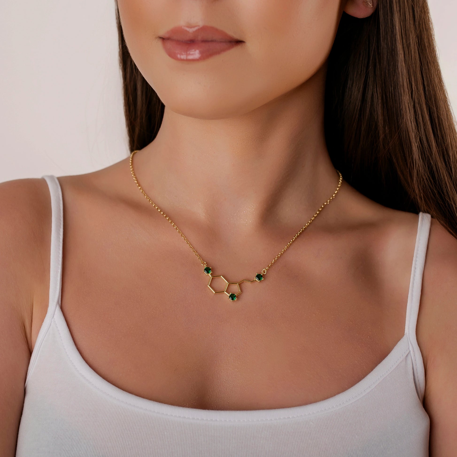 Collier Molécule Sérotonine