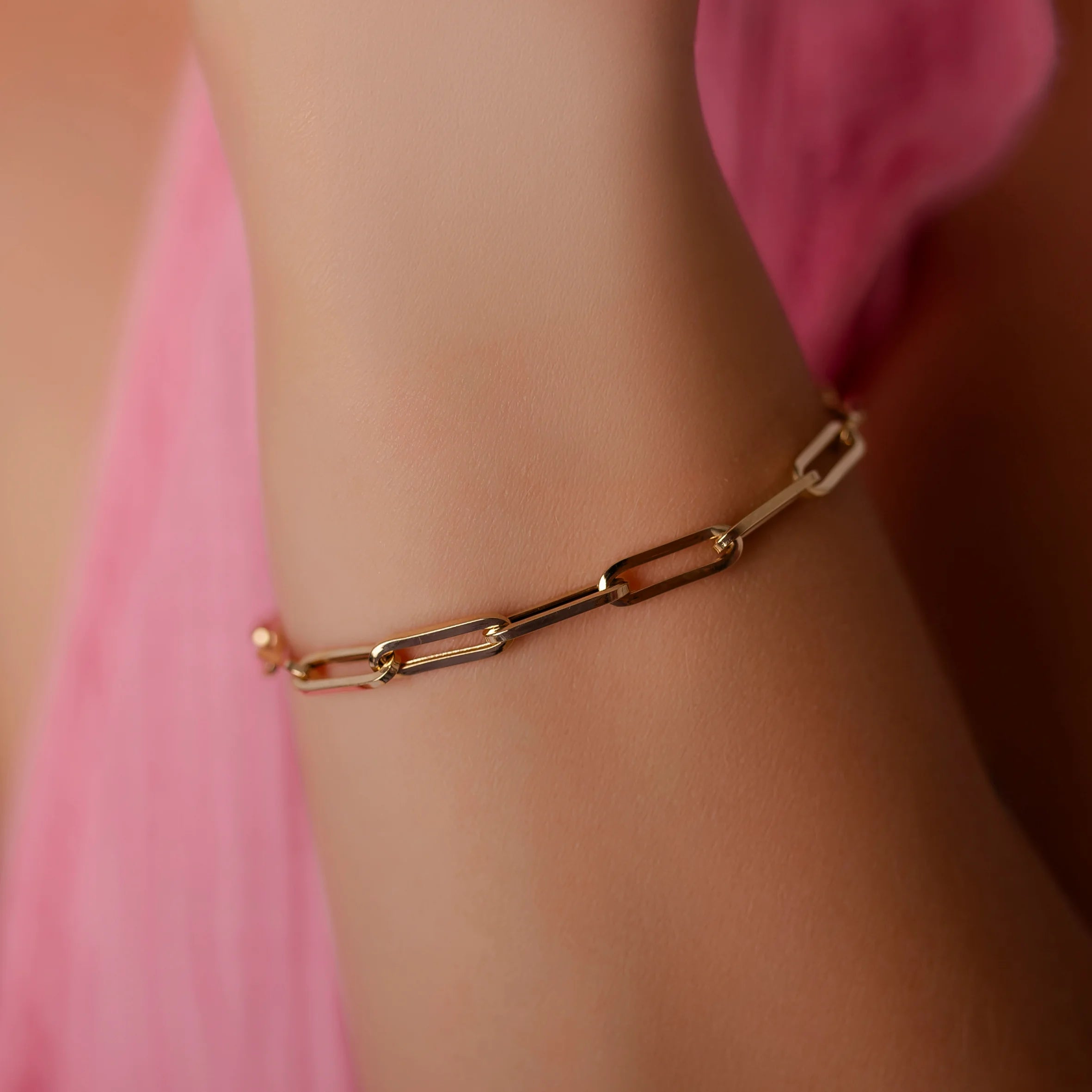Pulsera de Oro Cadena