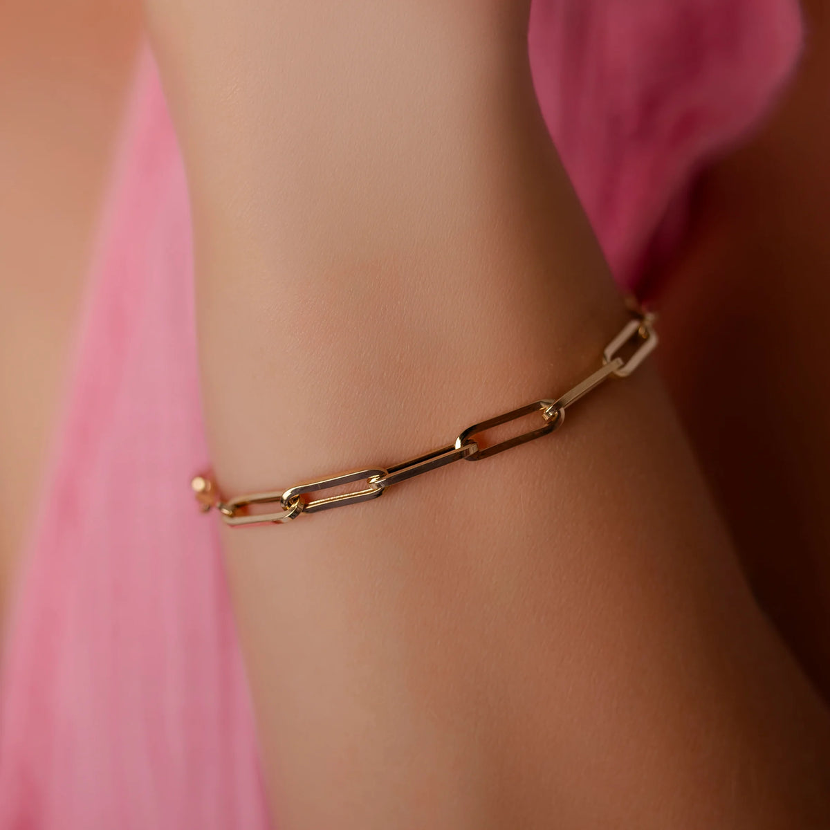 Pulsera de Oro Cadena