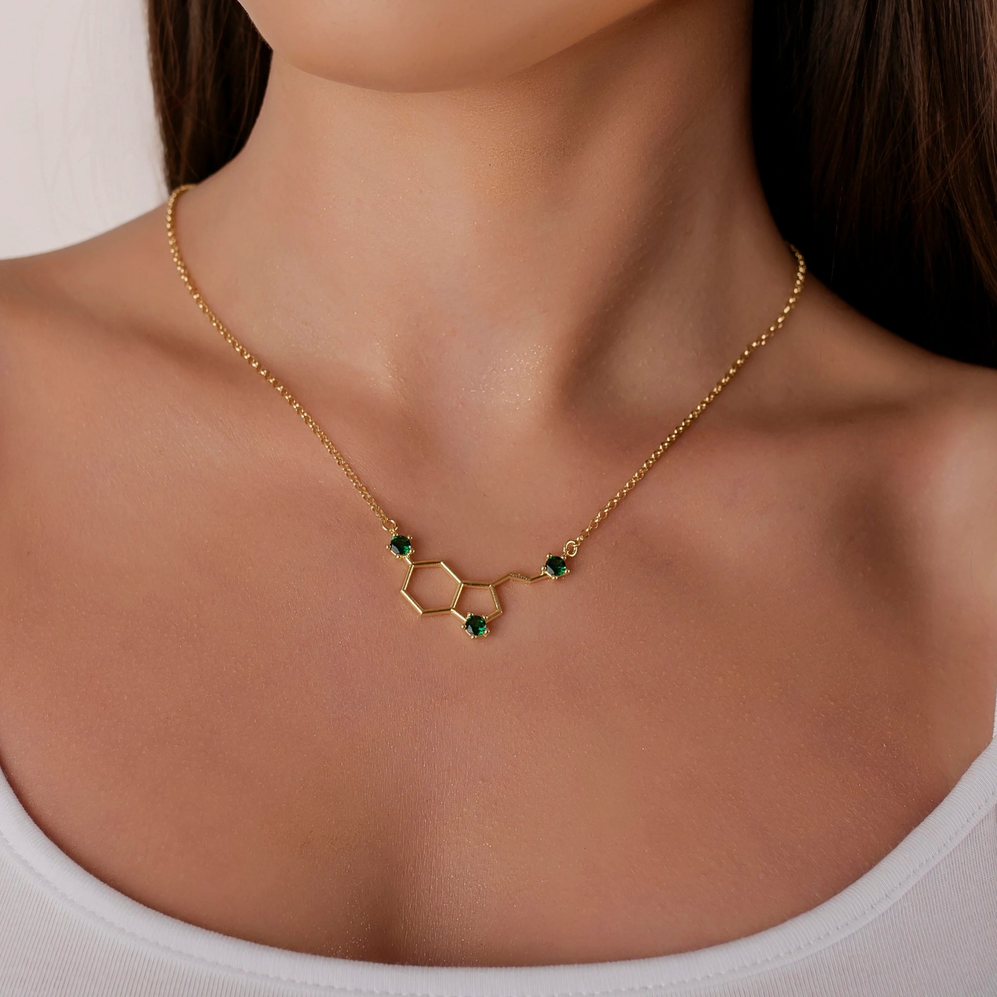 Collier Molécule Sérotonine