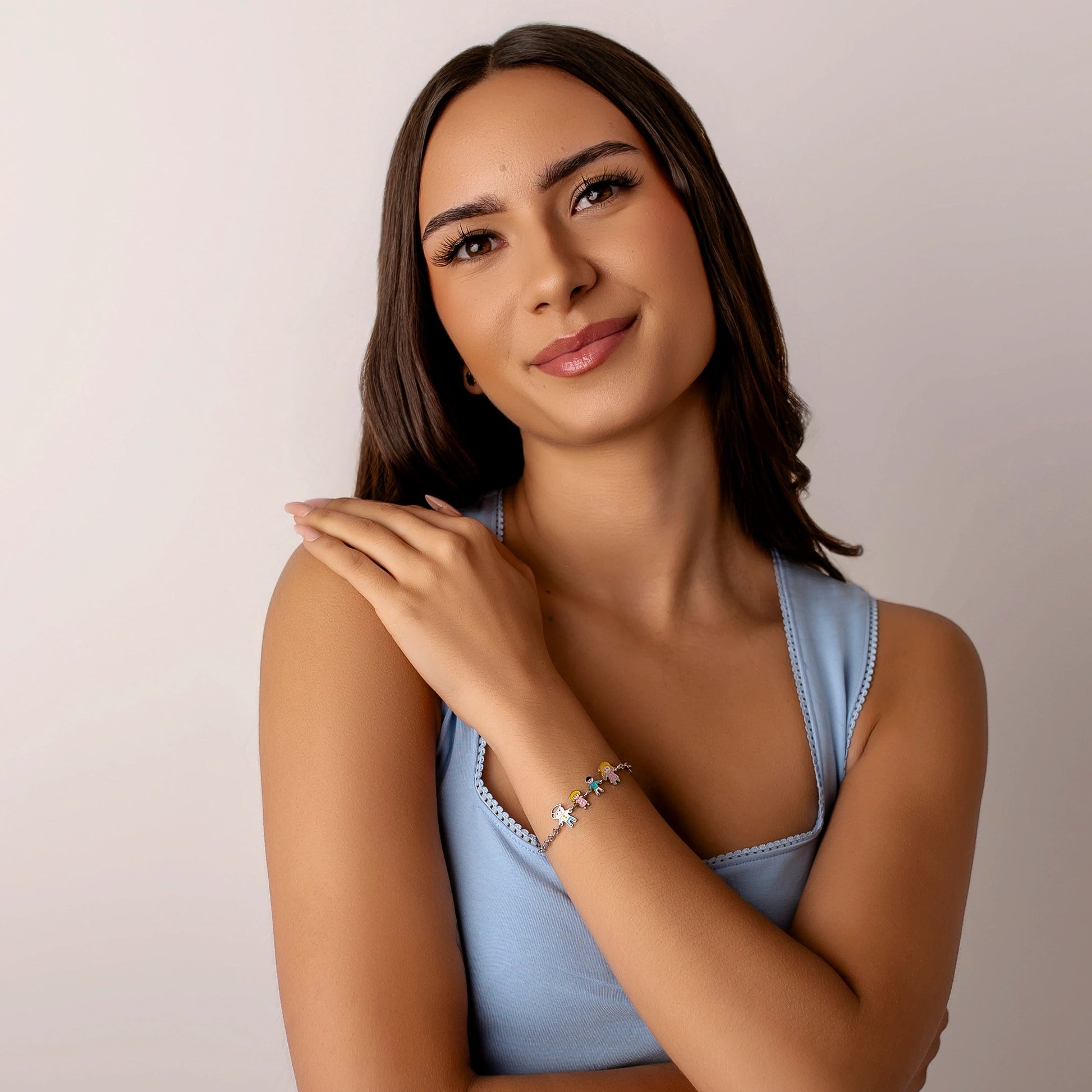 Bracciale Family con Charm Smaltati