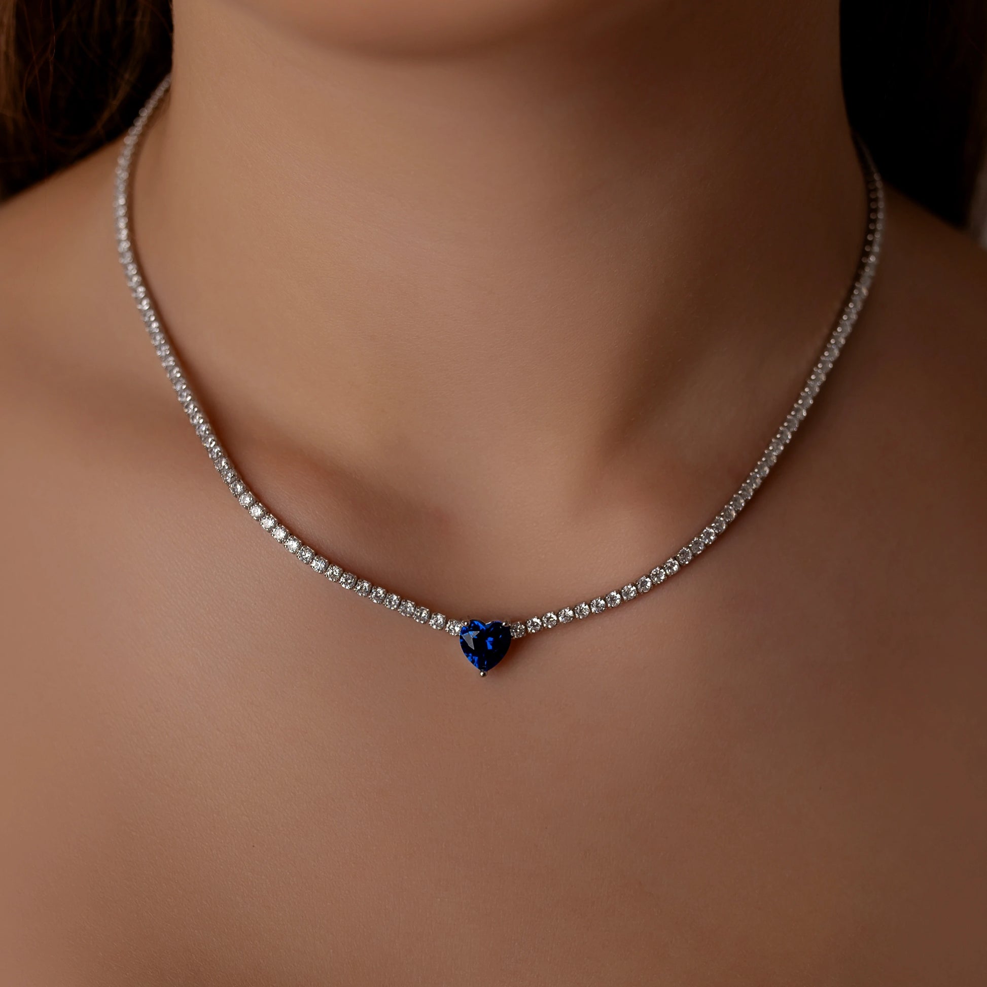 Collar Elizabeth Tennis con circonita