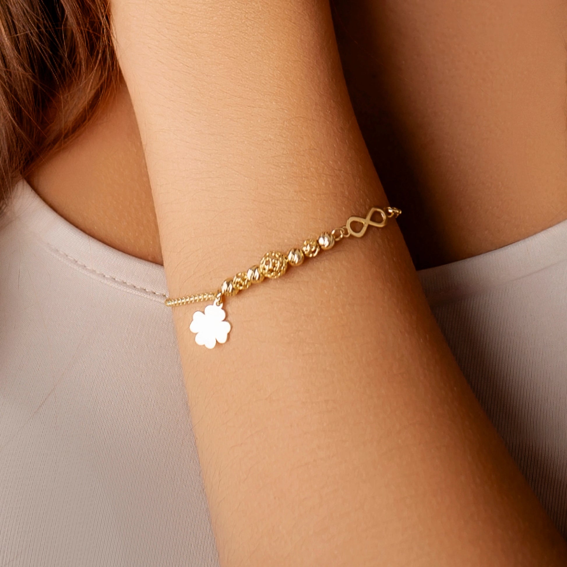 Bracciale in Argento Infinity Charm