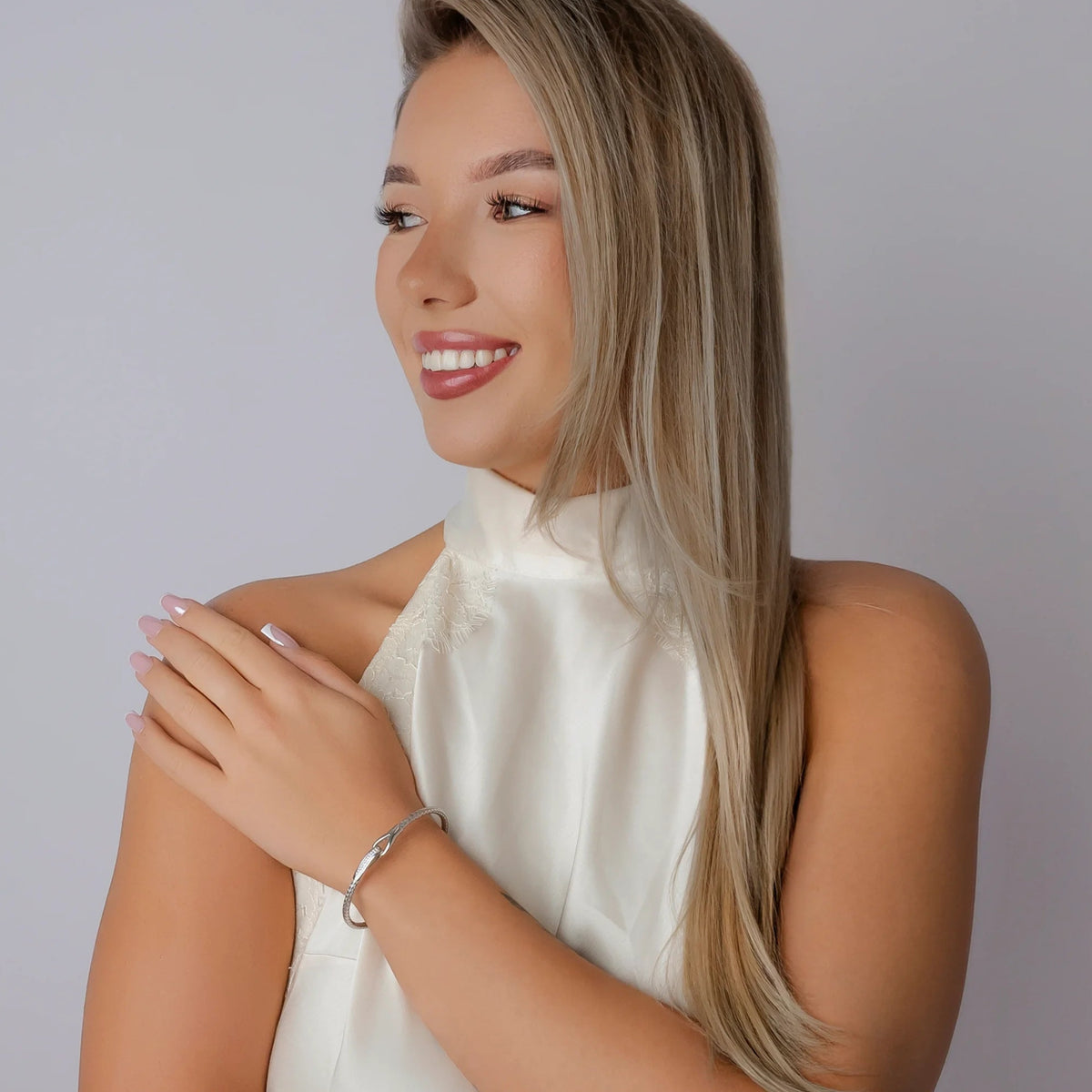 Silver Sailor Rigid Bracelet