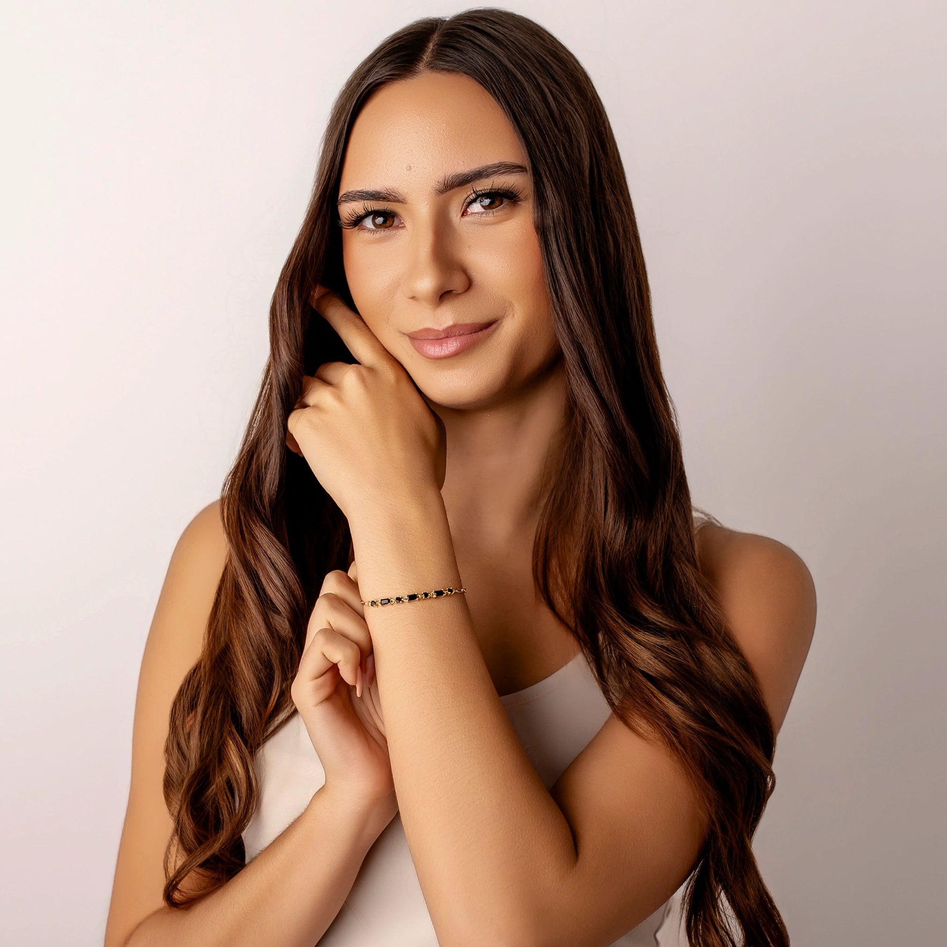 Bracciale Crystal Dorato con Zirconi