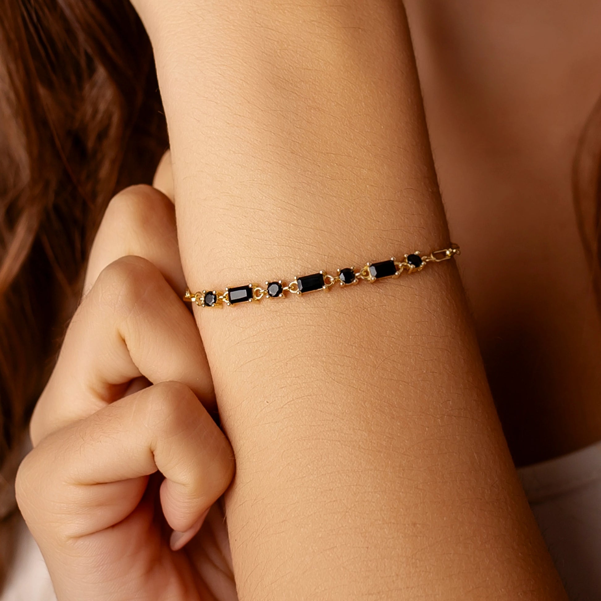 Bracciale Crystal Dorato con Zirconi