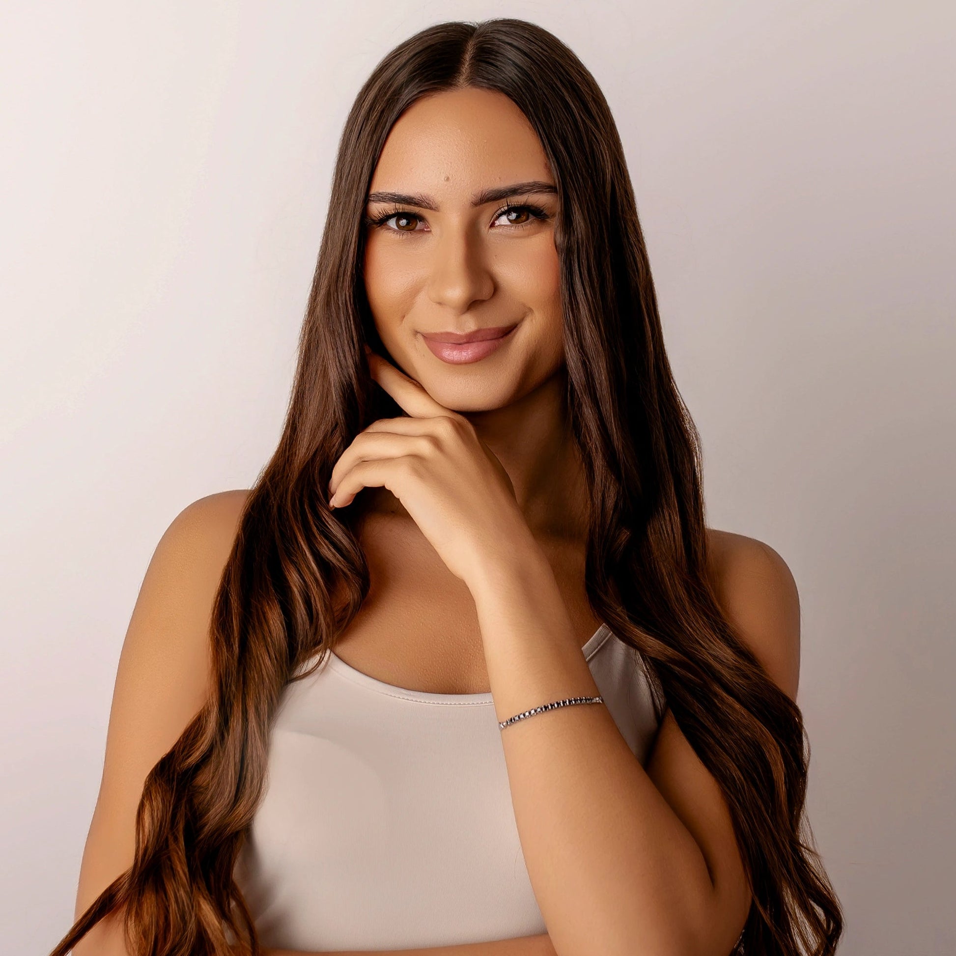 Armband Snake mit schwarzen Zirkonen