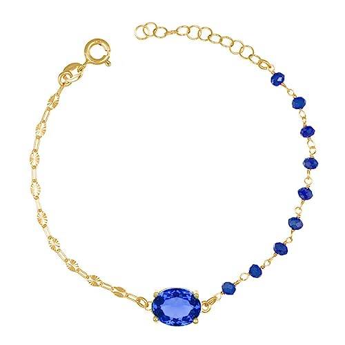Pulsera Dalia Dorada con Circonitas