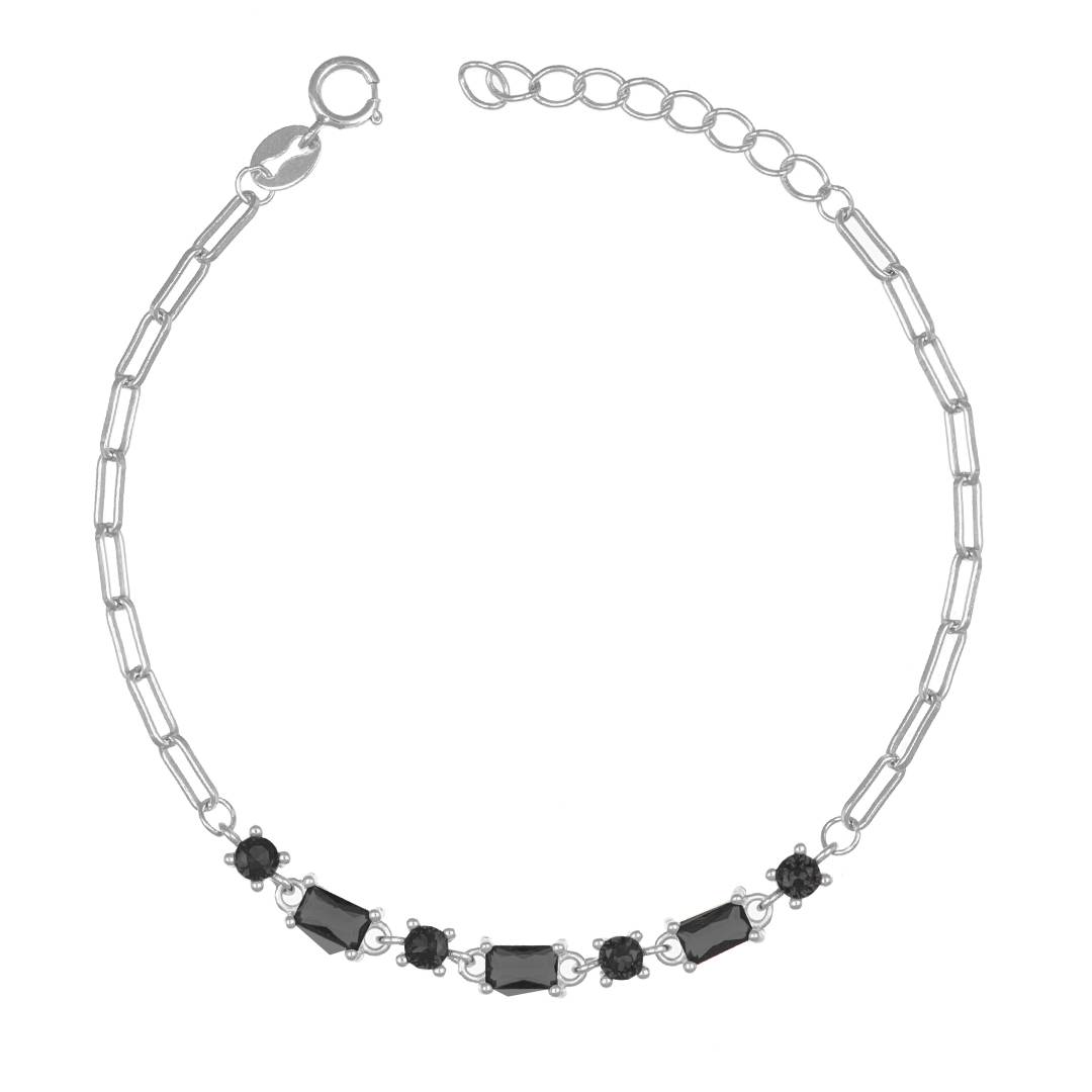 Pulsera Crystal Rodiado con Circonios