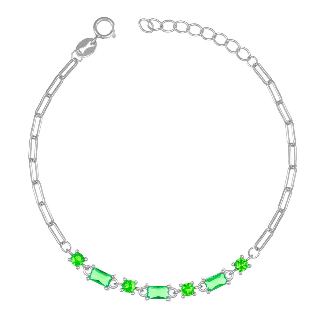 Pulsera Crystal Rodiado con Circonios