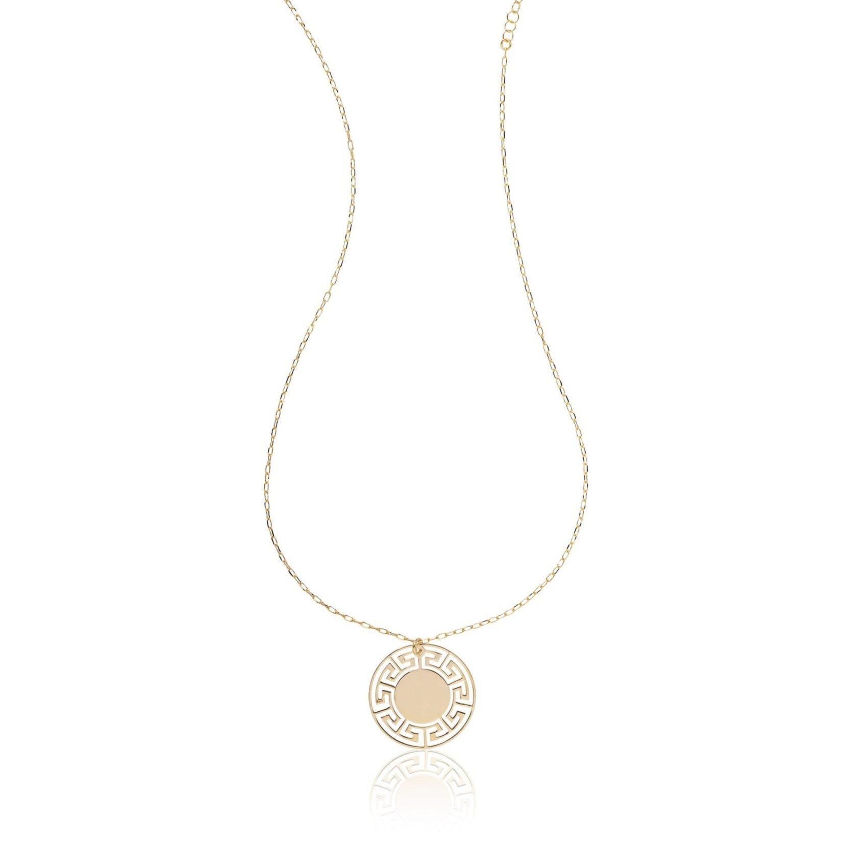 Collana con Sole e Meandri