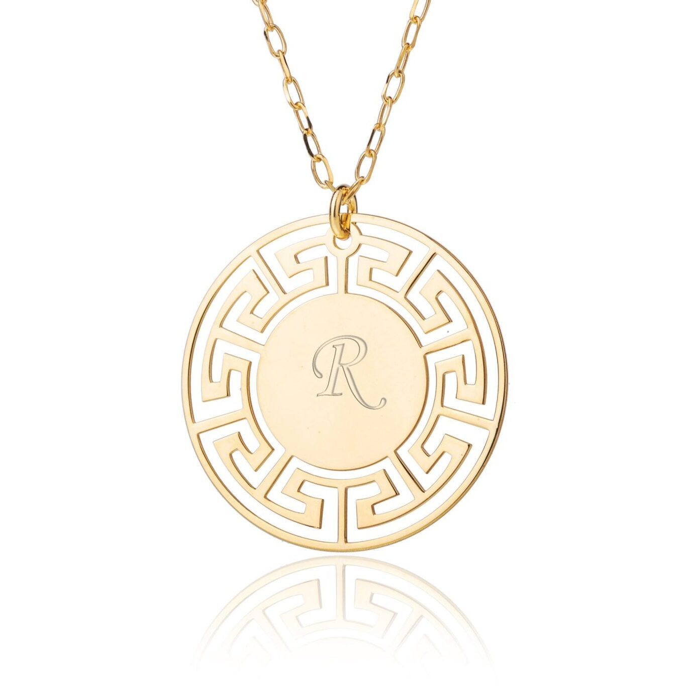 Collana con Sole e Meandri