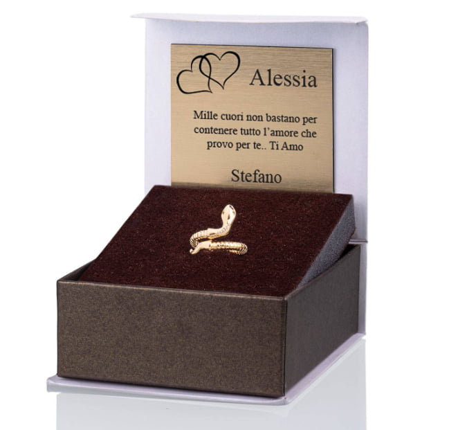 Anillo Serpens Dorado