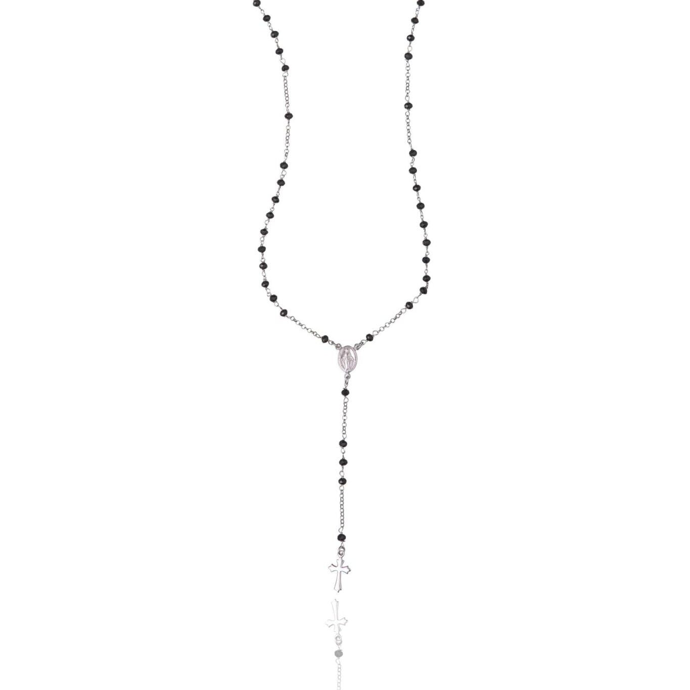 Collana Pendente in Argento con Inserti Religiosi