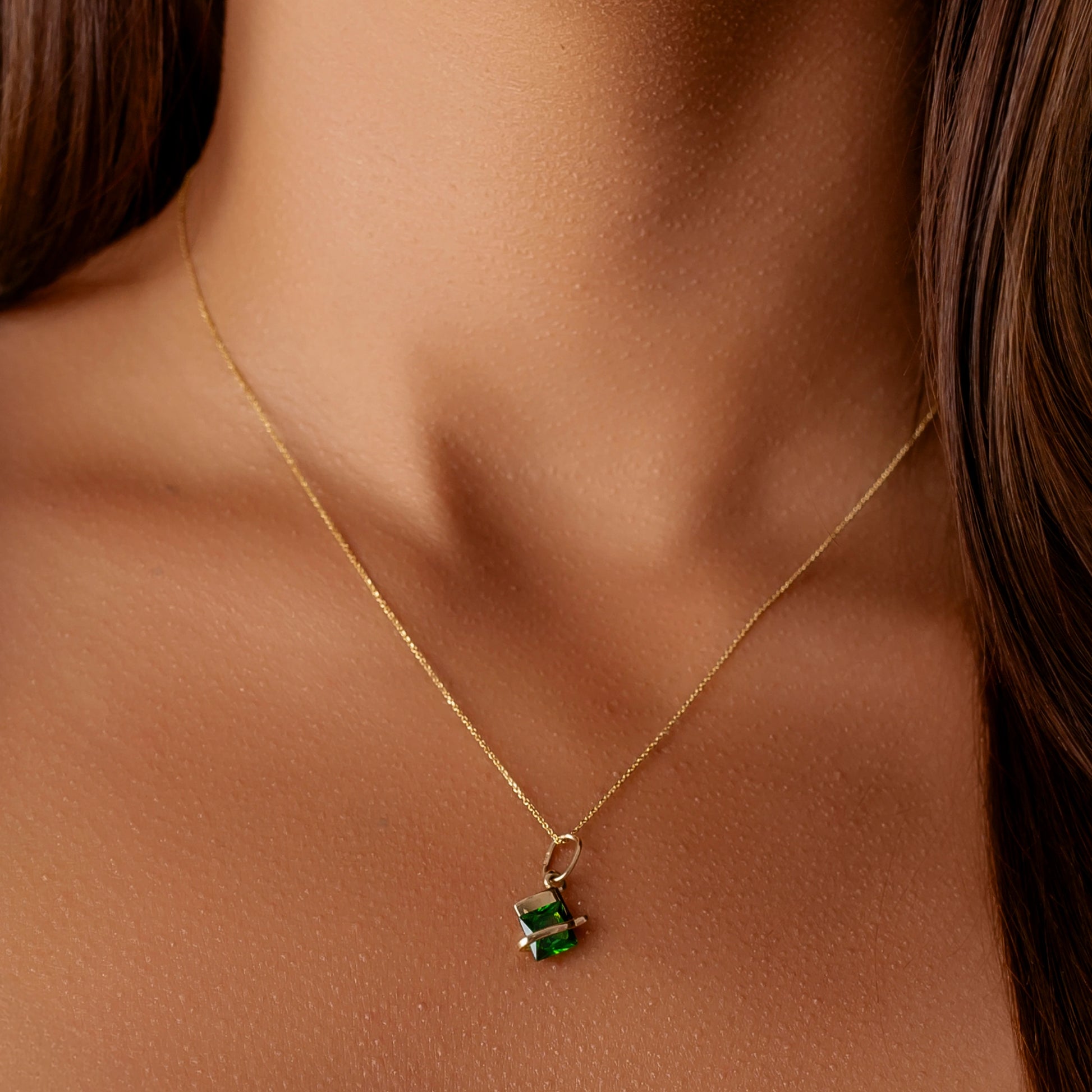 Collana Rombo con Zircone