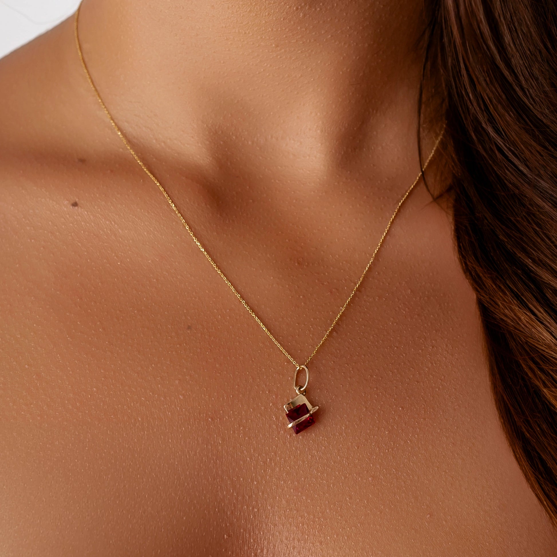 Collana Rombo con Zircone