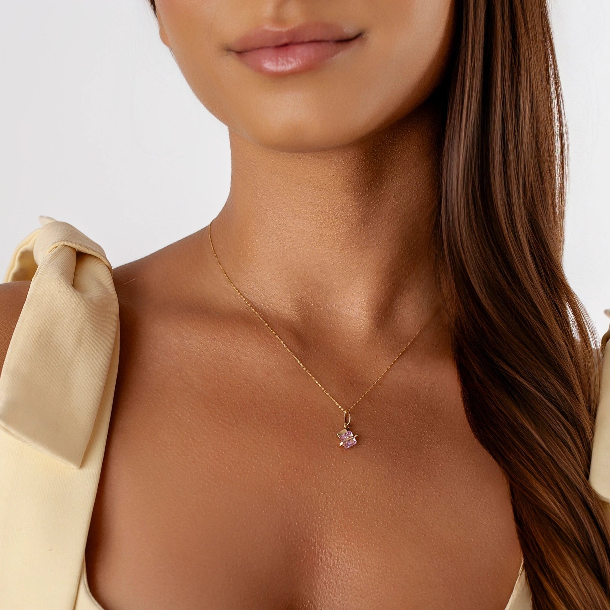 Collana Rombo con Zircone