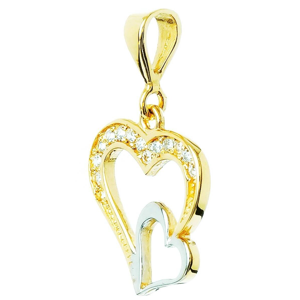 Collana in Oro Cuore Bicolore