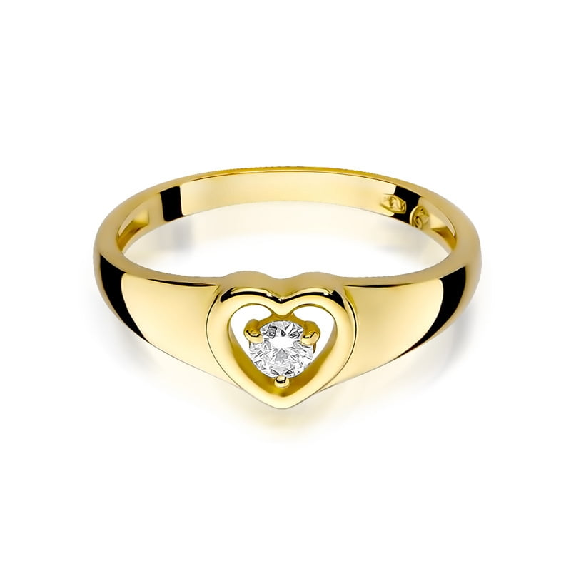 Ring Fidela aus Gold mit Diamant