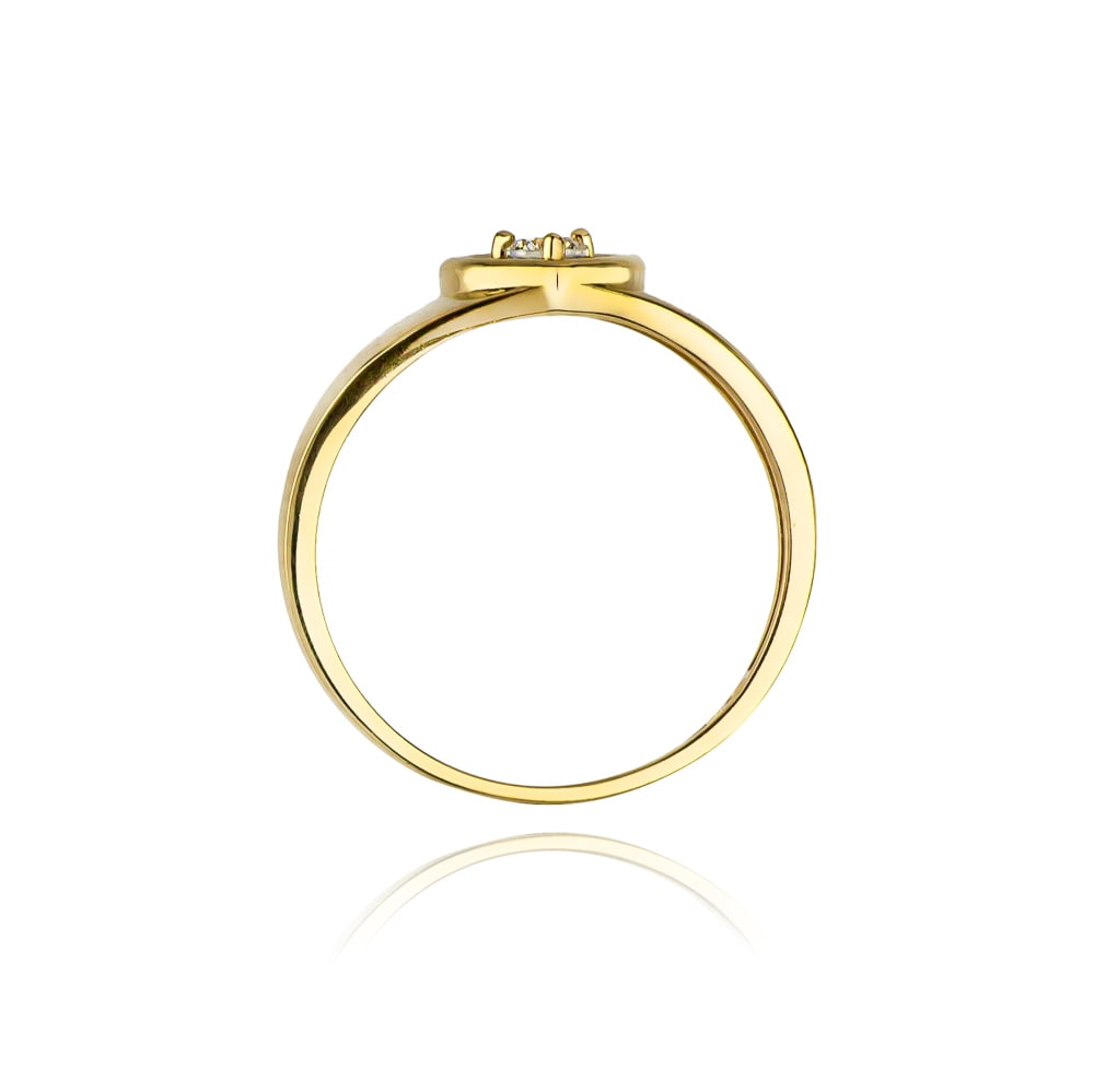Ring Fidela aus Gold mit Diamant