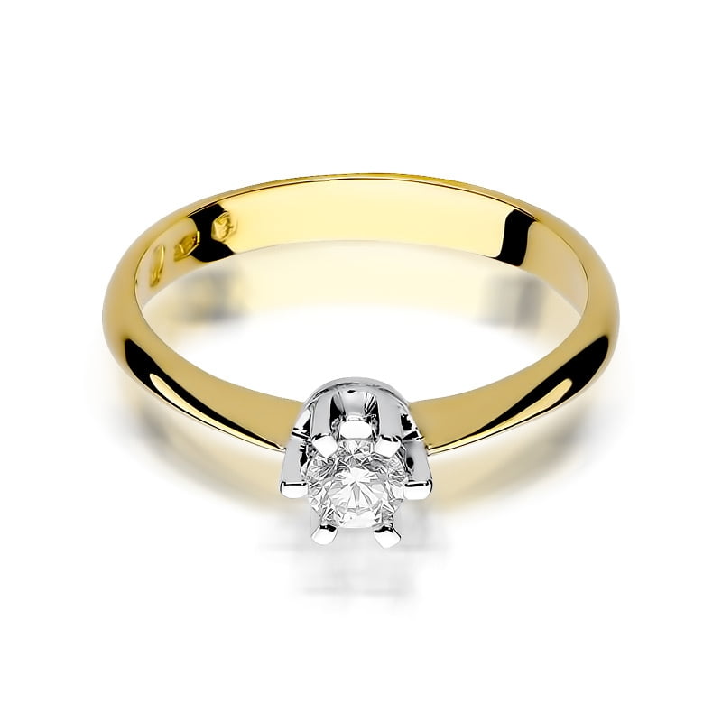 Bague Crown en or avec diamant