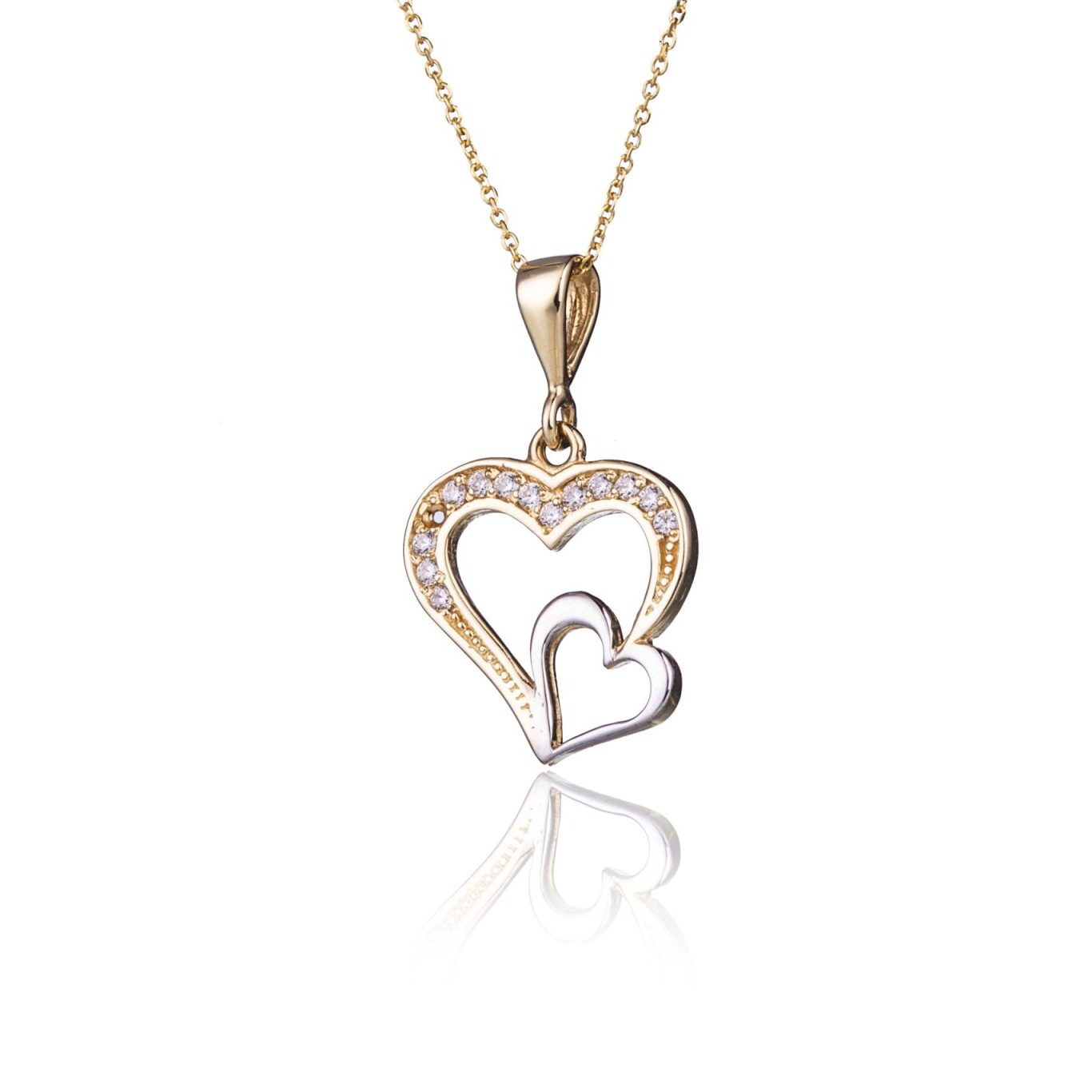 Collana in Oro Cuore Bicolore
