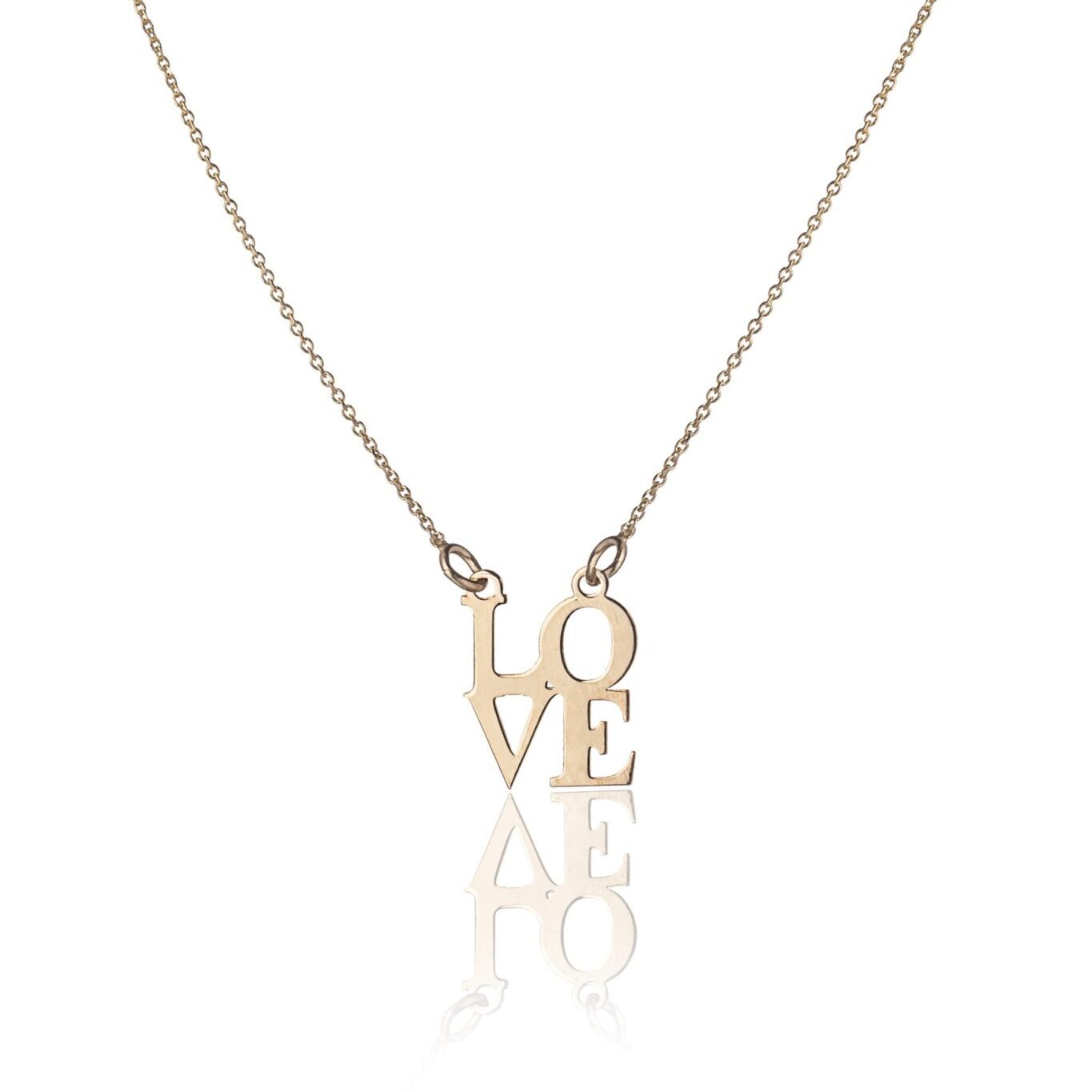 Halskette aus Gold Love