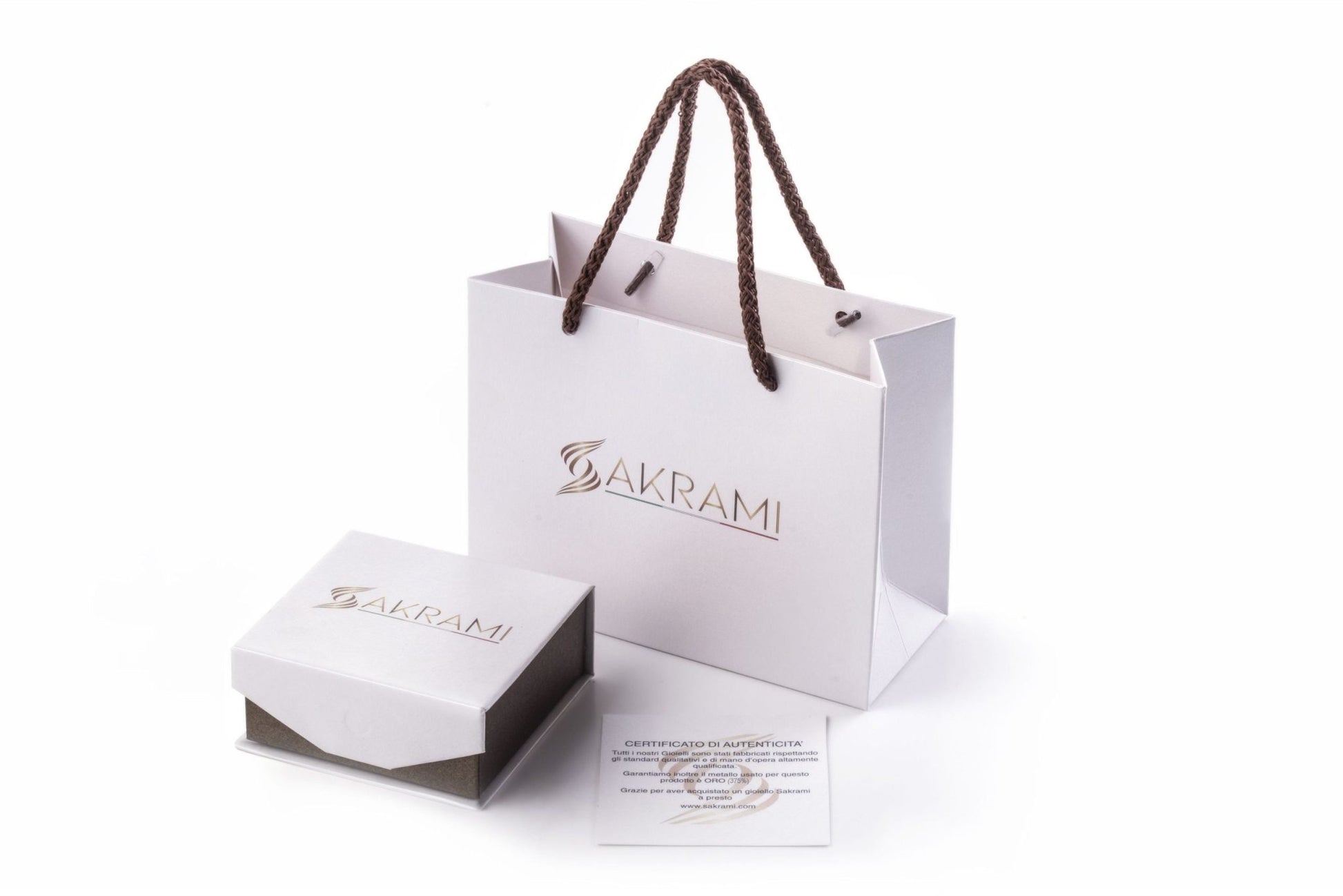 Orecchini in Oro Lisci con Zirconi