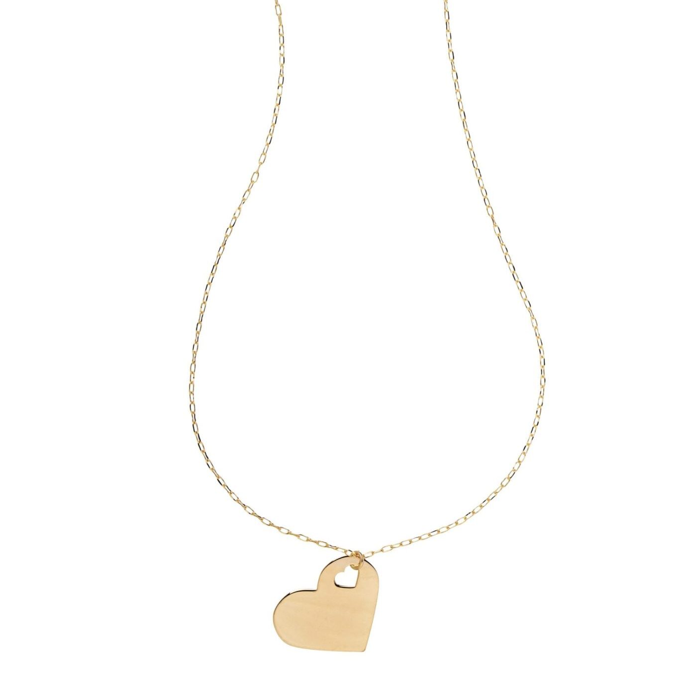 Collana con Cuore dentro Cuore