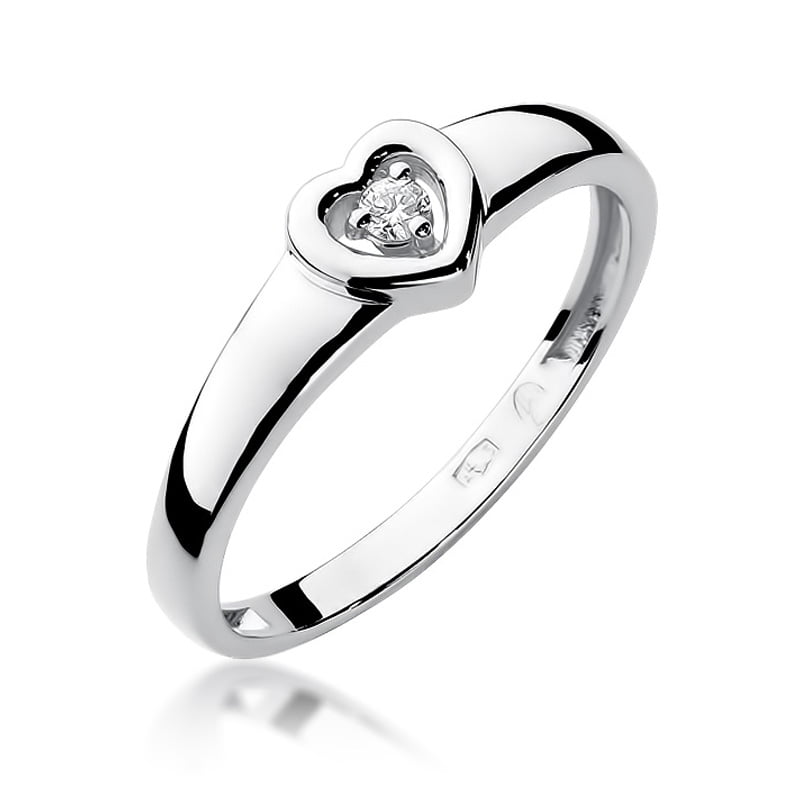Ring Dolira aus Gold mit Diamant