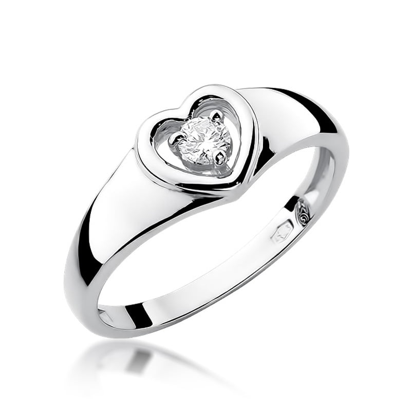 Ring Fidela aus Gold mit Diamant