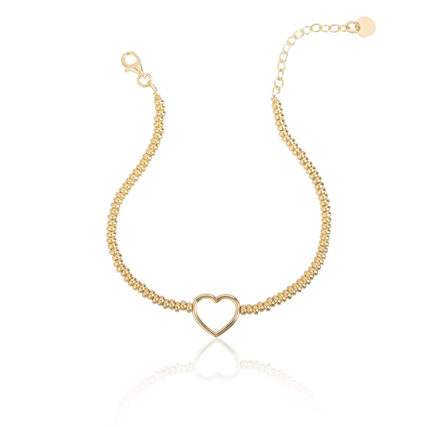 Pulsera con Anillitos y Corazón