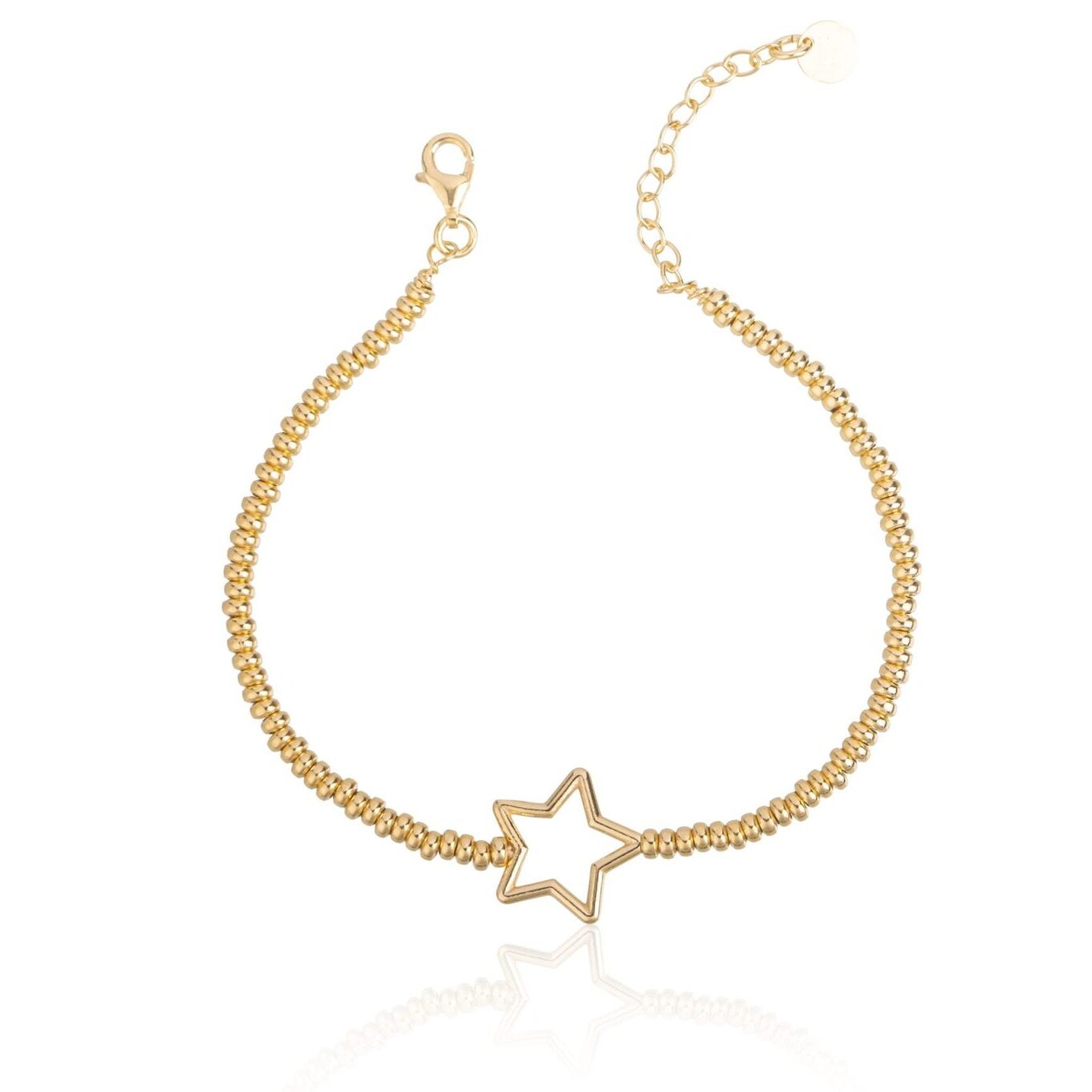 Bracelet avec Anneaux et Étoile