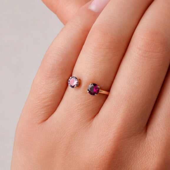 Anillo en Oro Marea Rosa